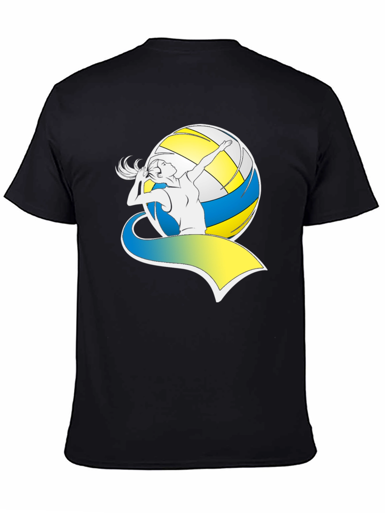 Volleyball Graphic T-Shirt for Sporty Style