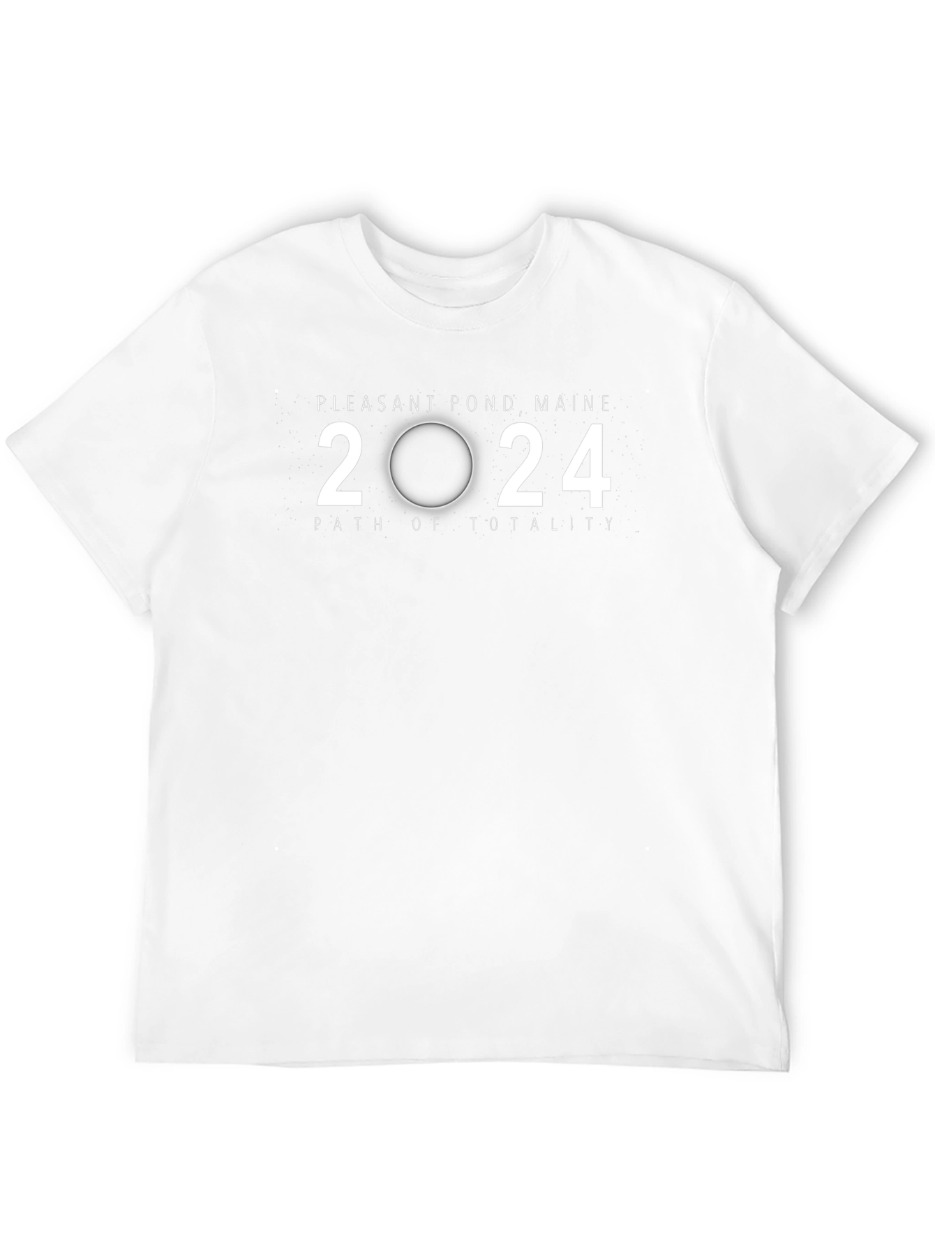 Pleasant Pond Maine 2024 Total Solar Eclipse T-Shirt