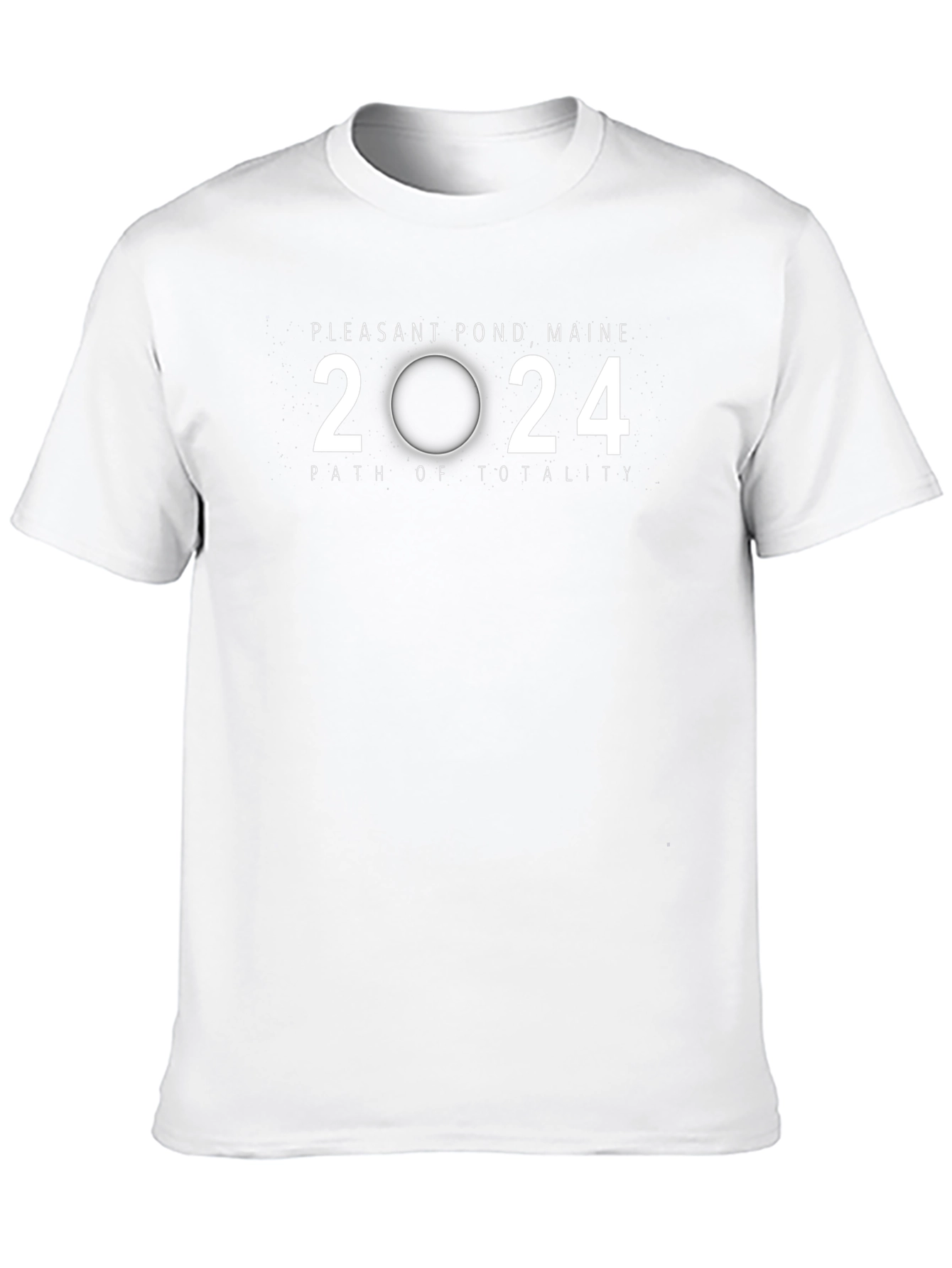 Pleasant Pond Maine 2024 Total Solar Eclipse T-Shirt