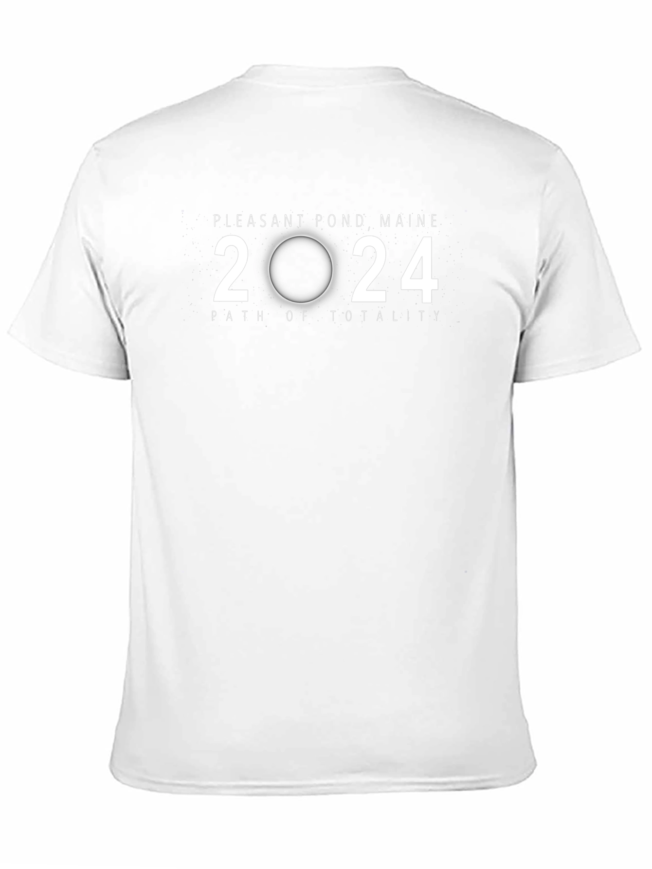 Pleasant Pond Maine 2024 Total Solar Eclipse T-Shirt