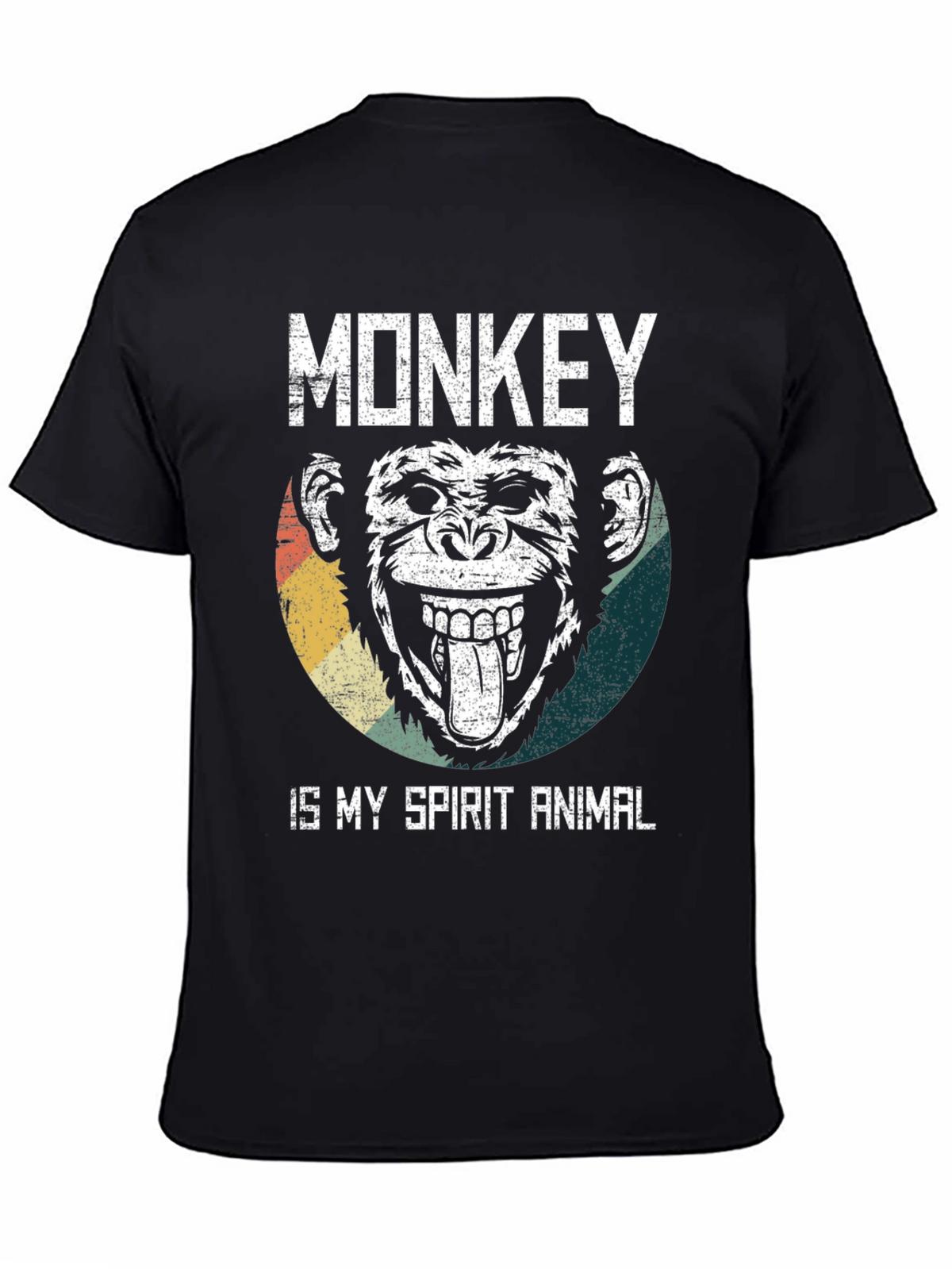 Monkey Spirit Animal Graphic Tee - Fun Novelty T-Shirt