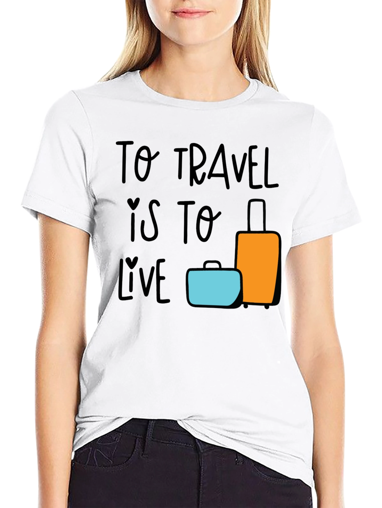 Travel is to Live Graphic T-Shirt