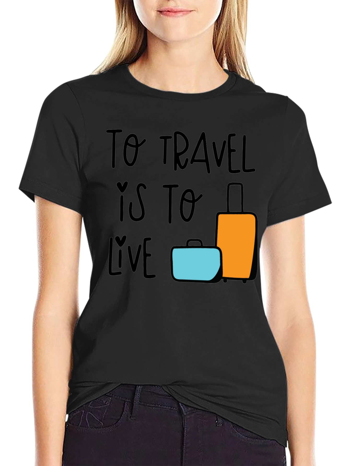 Travel is to Live Graphic T-Shirt