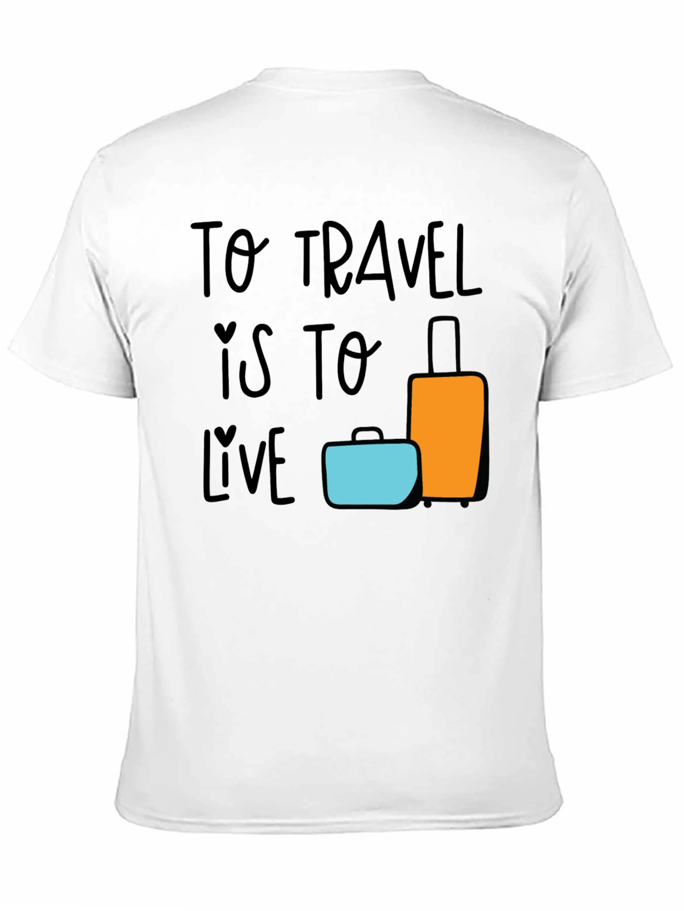 Travel is to Live Graphic T-Shirt