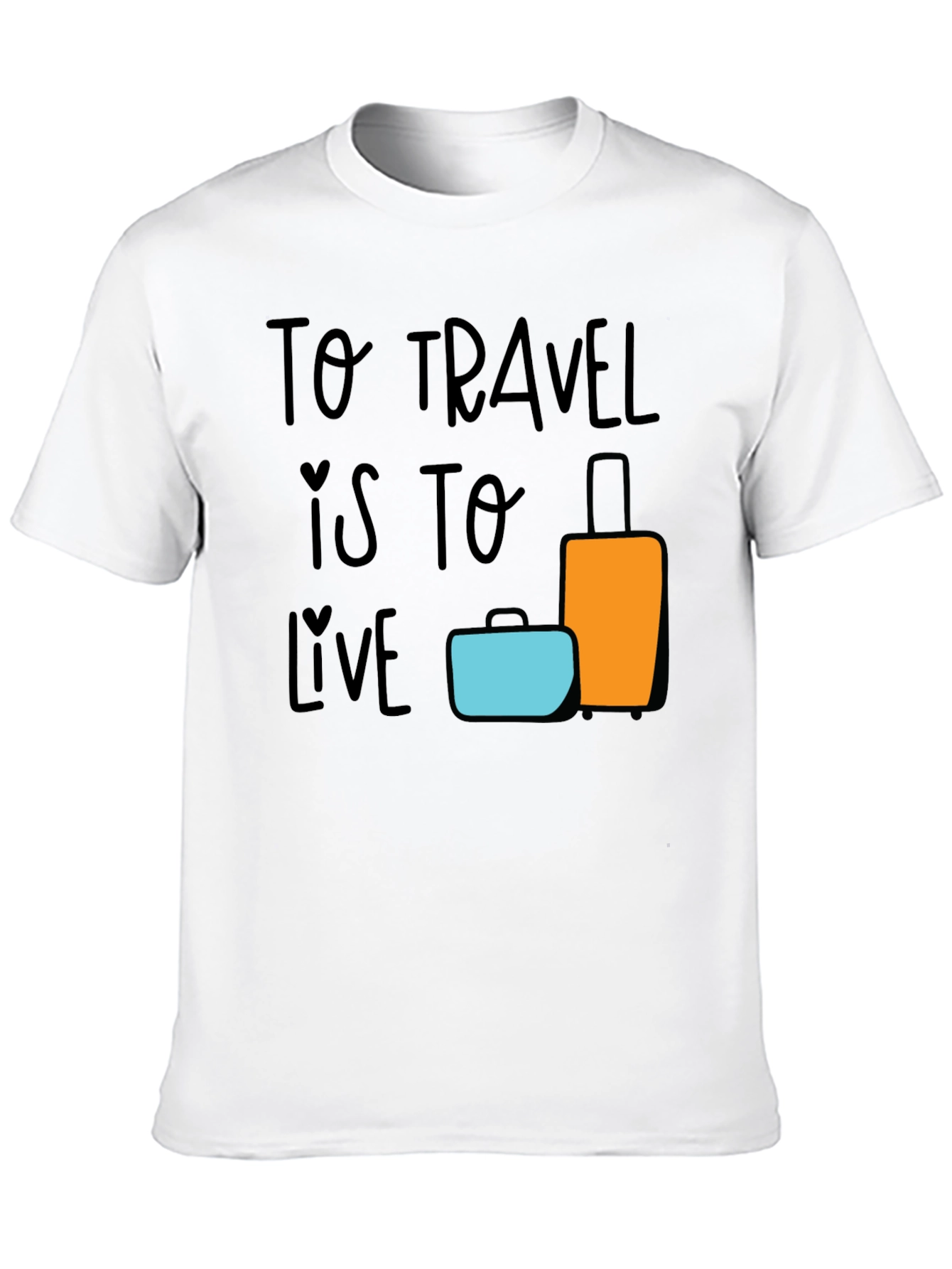 Travel is to Live Graphic T-Shirt