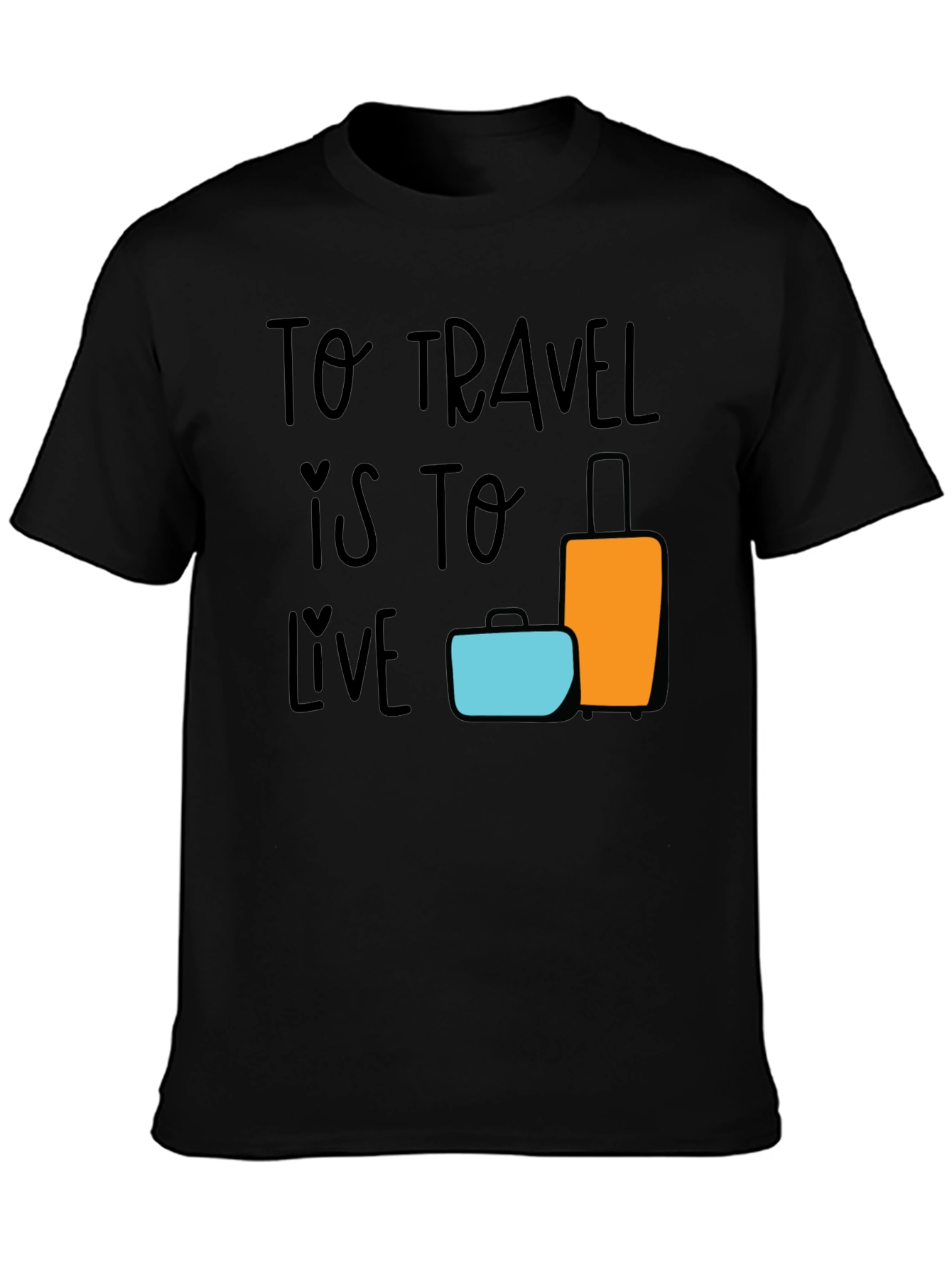 Travel is to Live Graphic T-Shirt