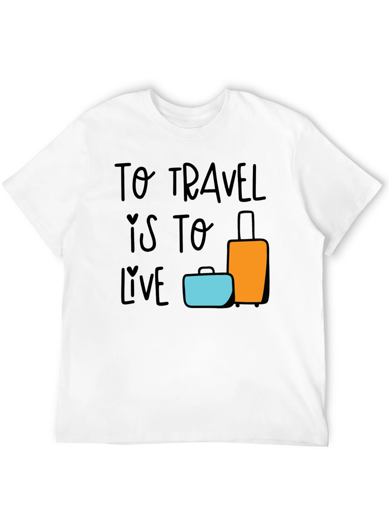 Travel is to Live Graphic T-Shirt
