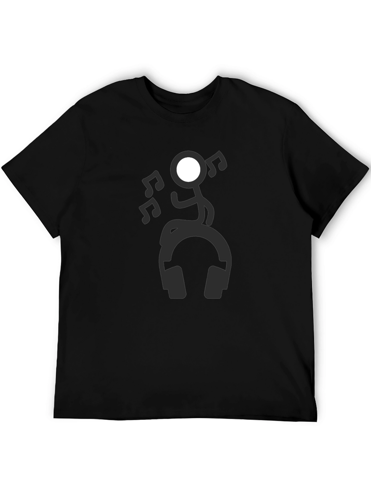 Stick Figure Music Lover Tee