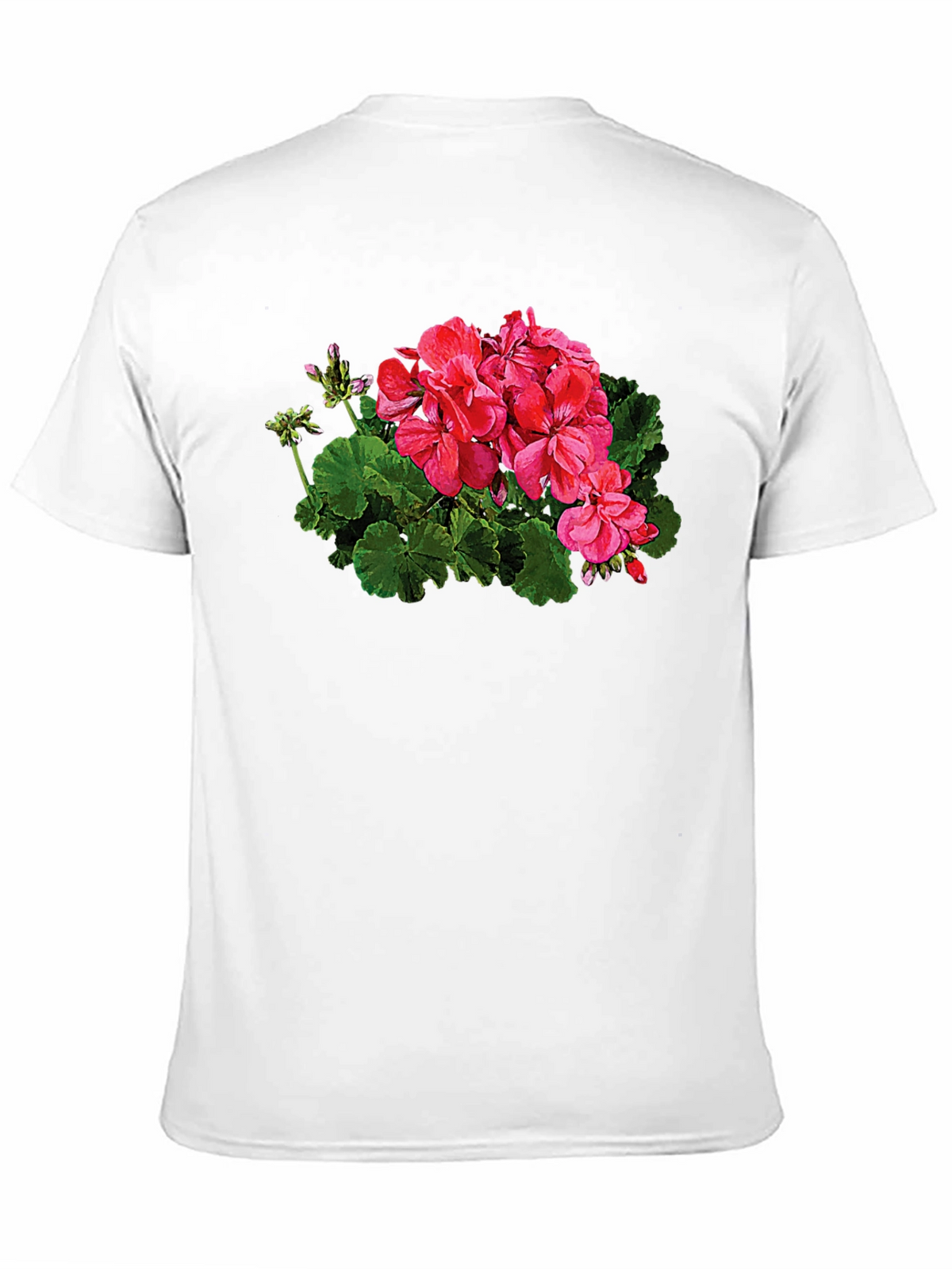 Floral Graphic Print Black T-Shirt