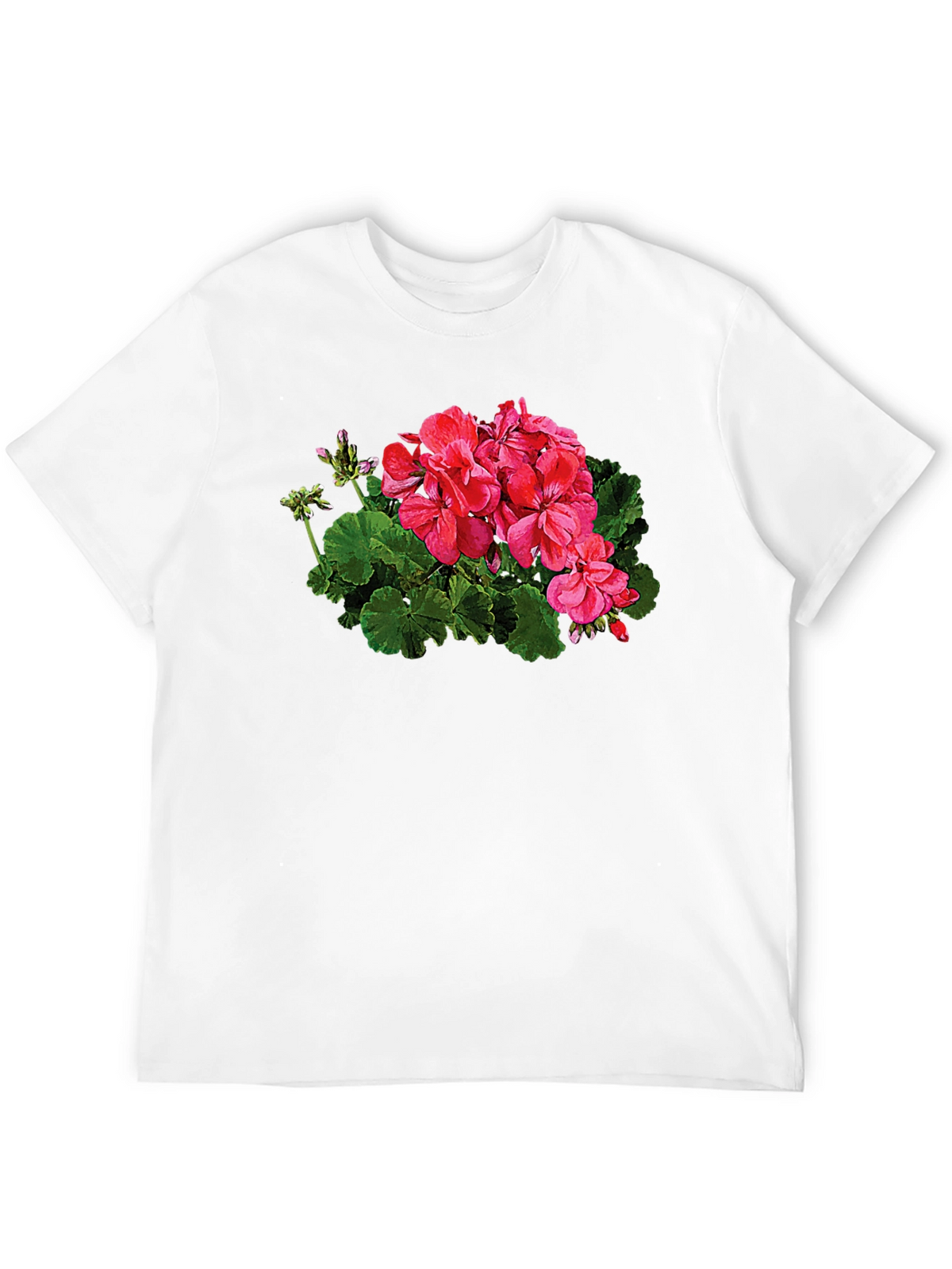 Floral Graphic Print Black T-Shirt