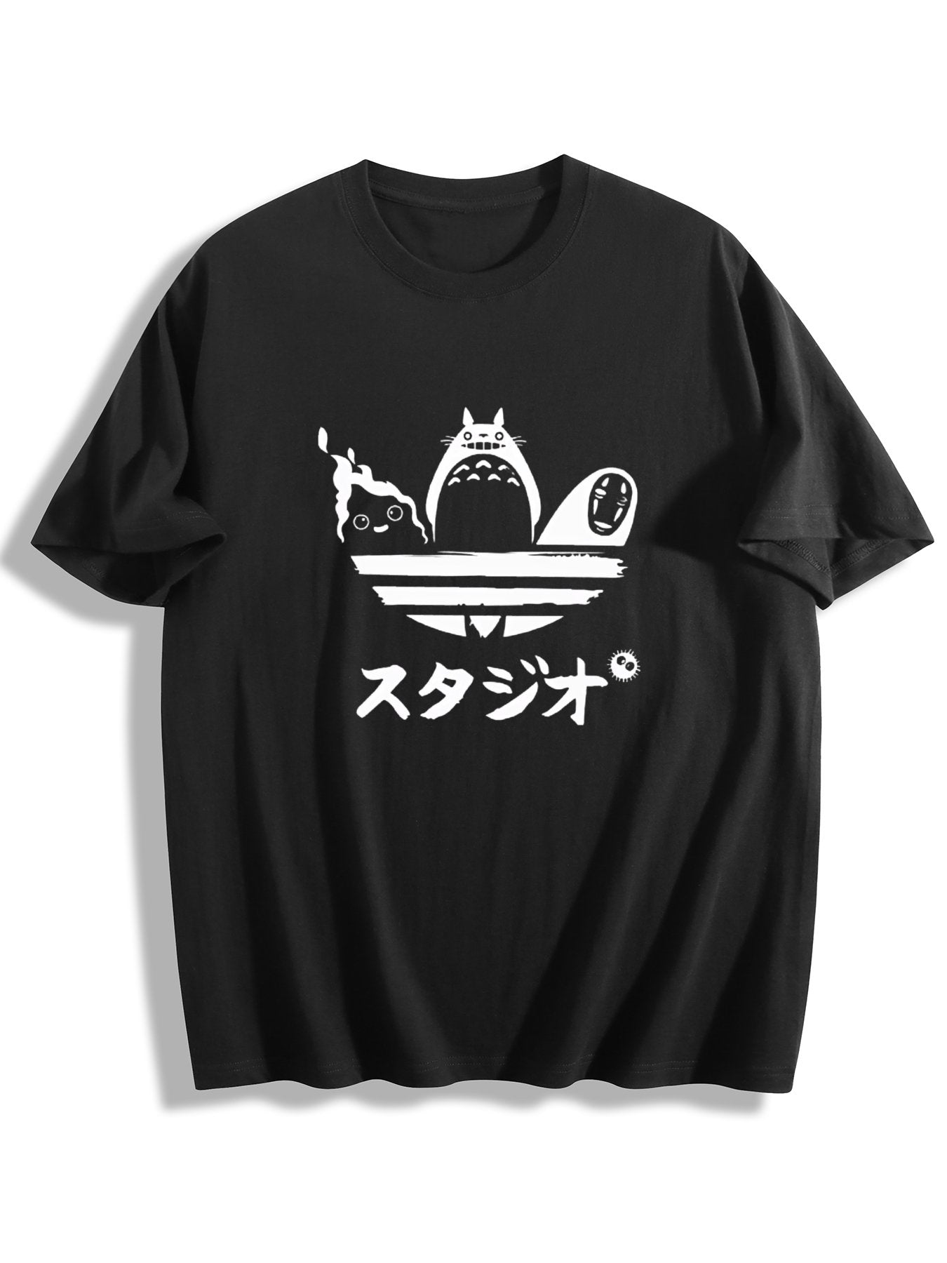 T-shirt Spirited Away No Face Kaonashi Ghibli Anime Vintage Wash Japanese Design T-Shirt