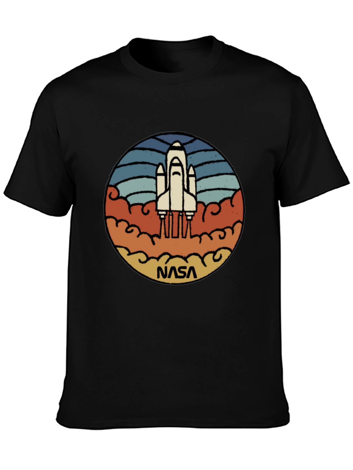 NASA Space Shuttle Retro Graphic T-Shirt