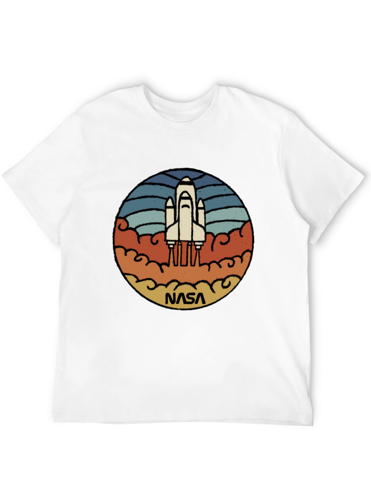 NASA Space Shuttle Retro Graphic T-Shirt