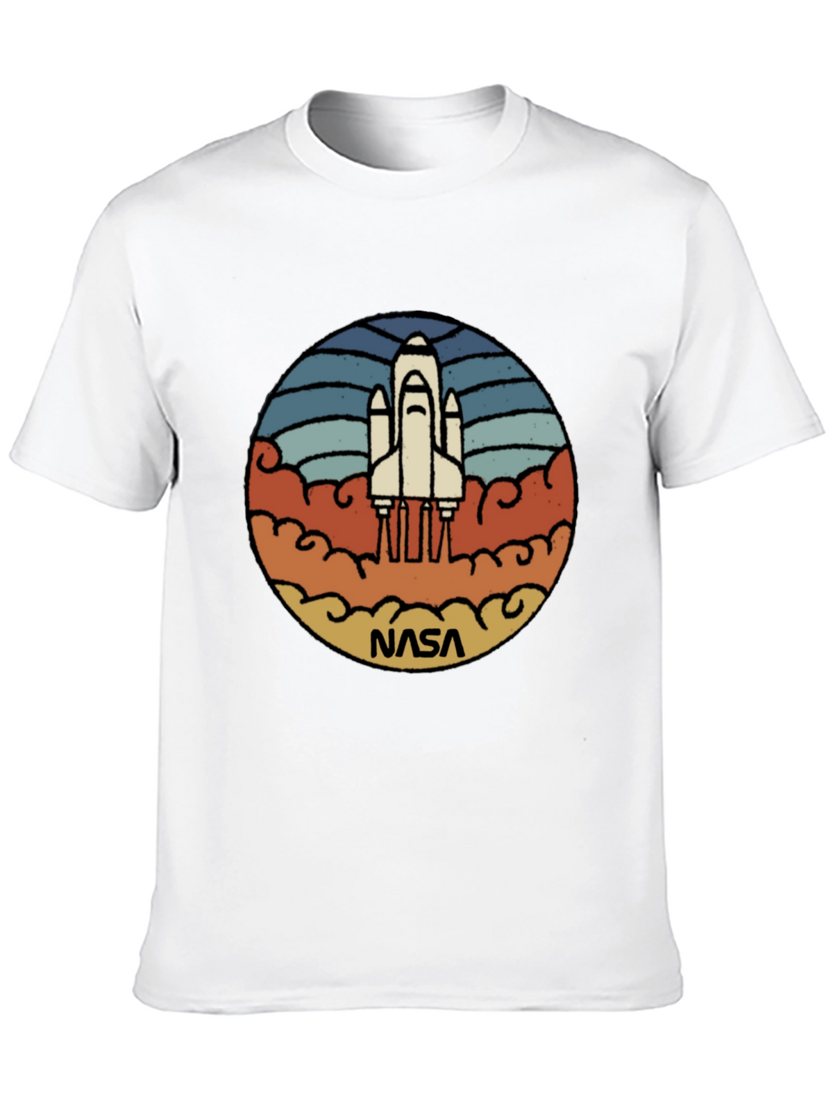 NASA Space Shuttle Retro Graphic T-Shirt