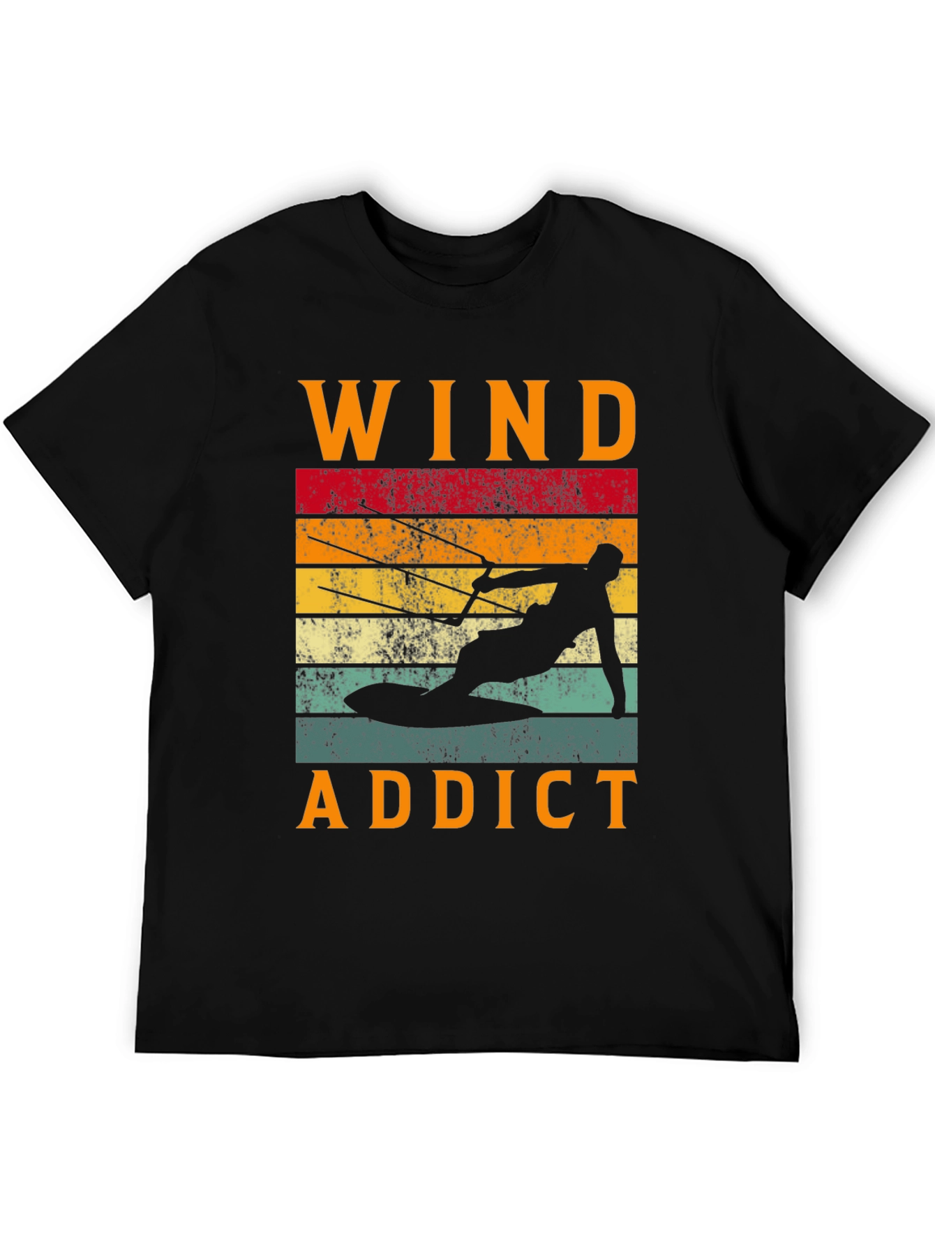 Wind Addict Graphic Tee - Kitesurfing Design