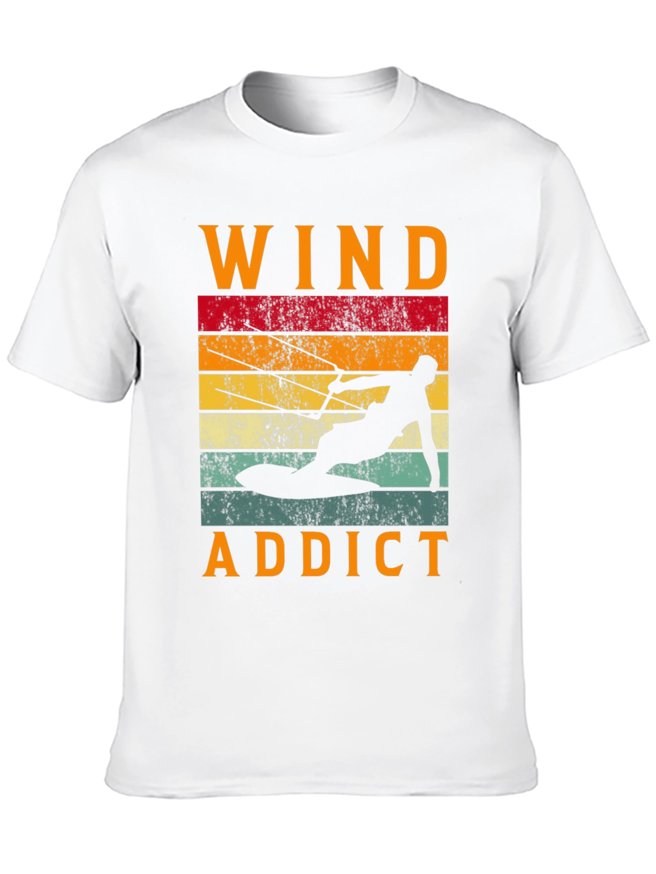 Wind Addict Graphic Tee - Kitesurfing Design