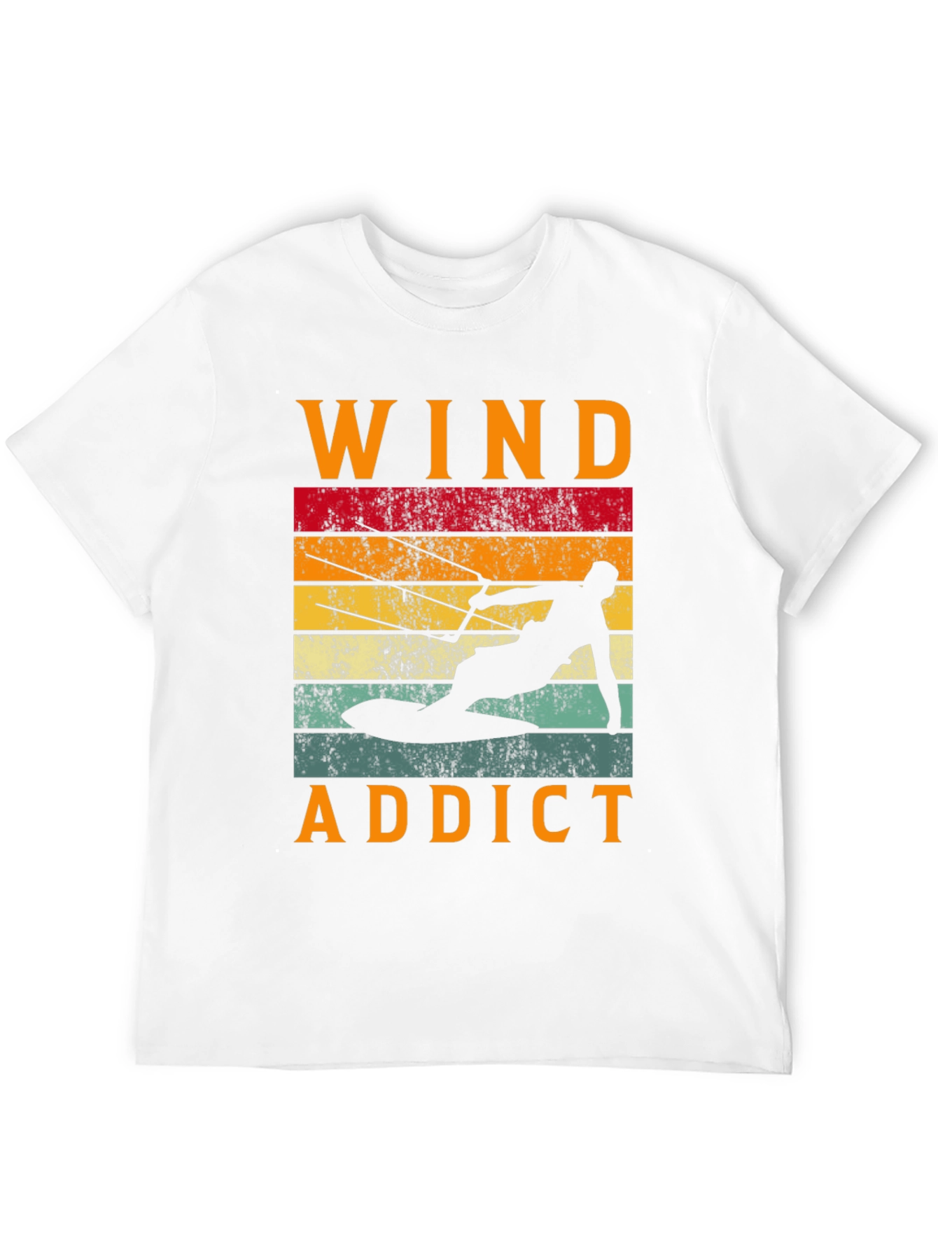 Wind Addict Graphic Tee - Kitesurfing Design