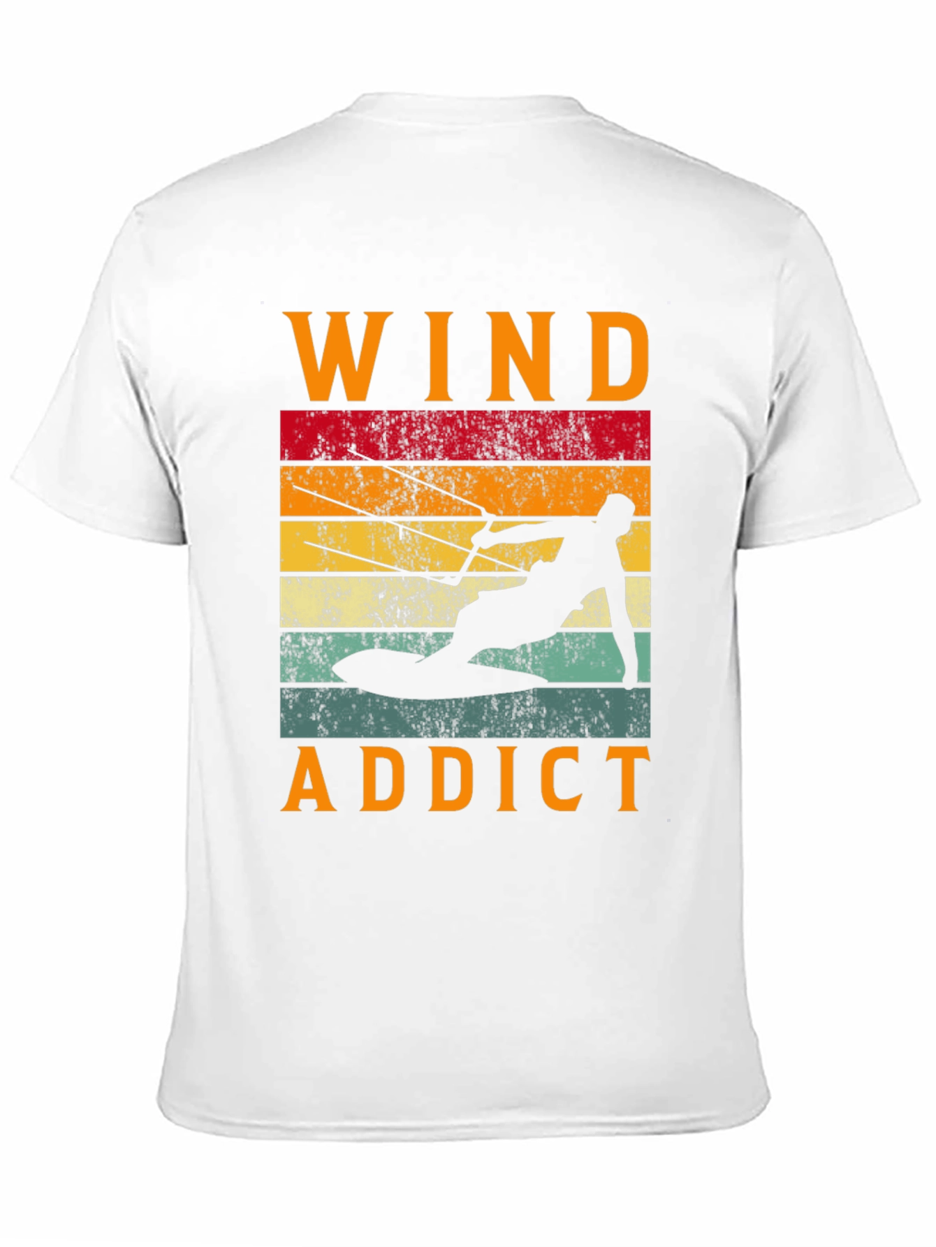 Wind Addict Graphic Tee - Kitesurfing Design