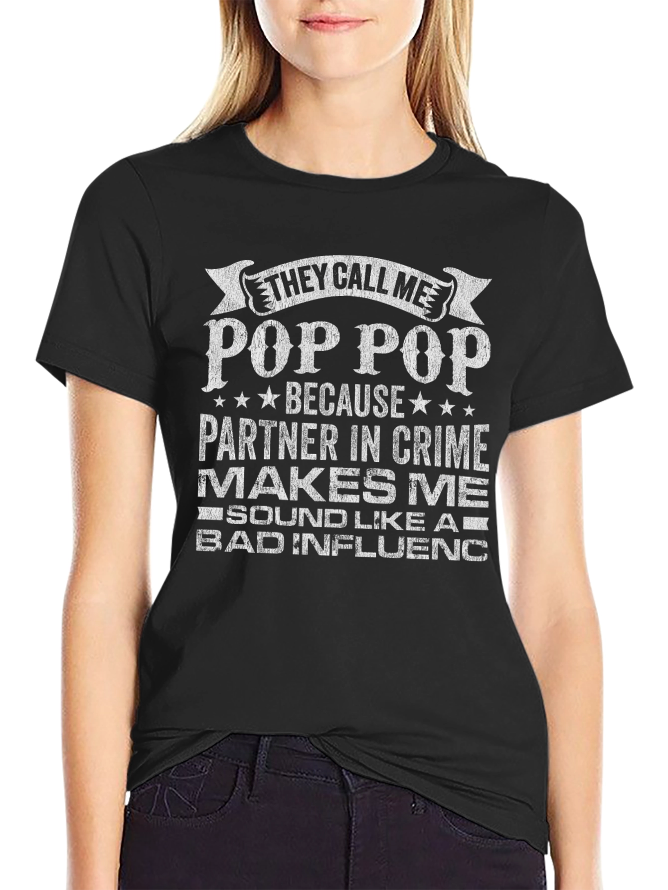 Pop Pop Partner in Crime T-Shirt