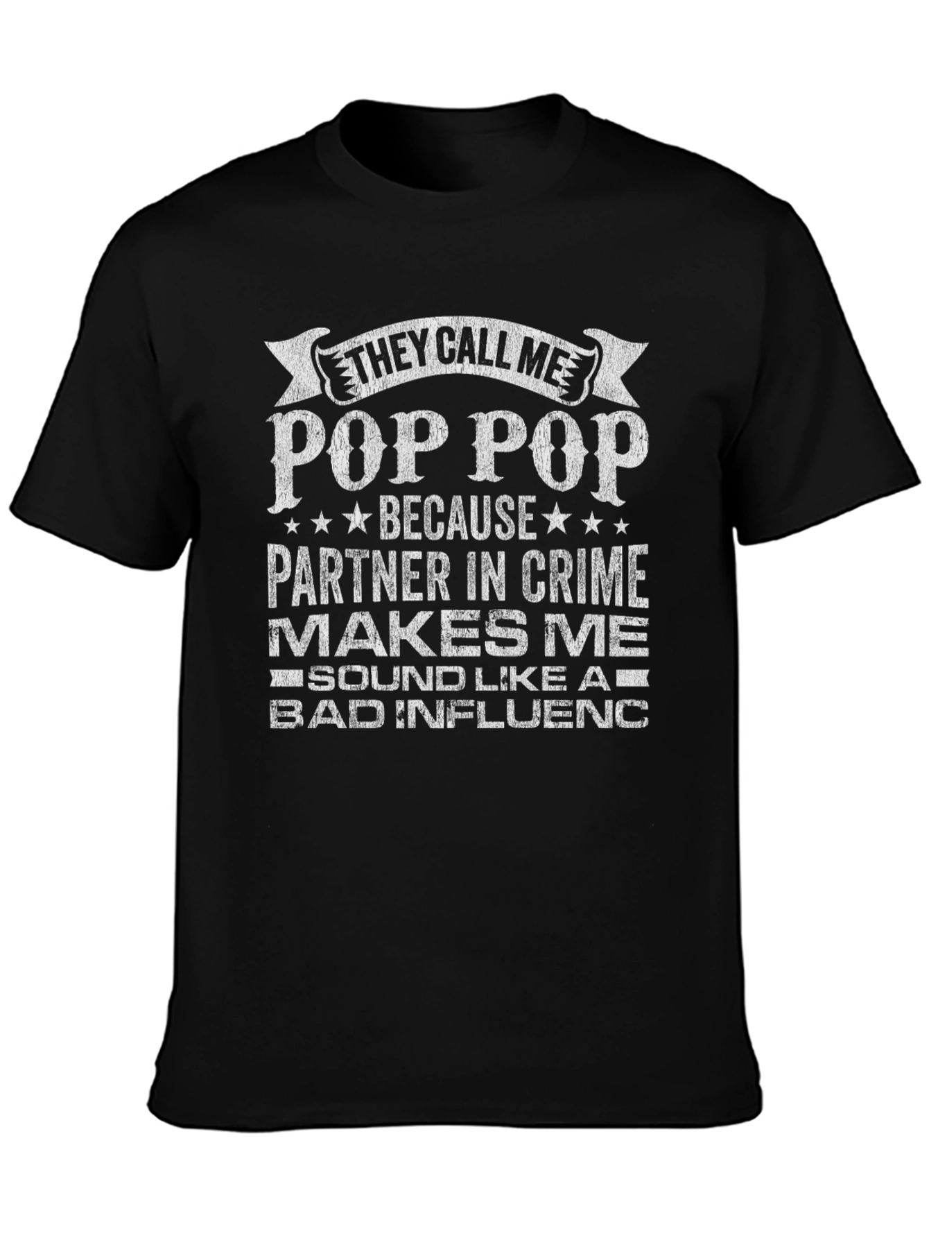 Pop Pop Partner in Crime T-Shirt