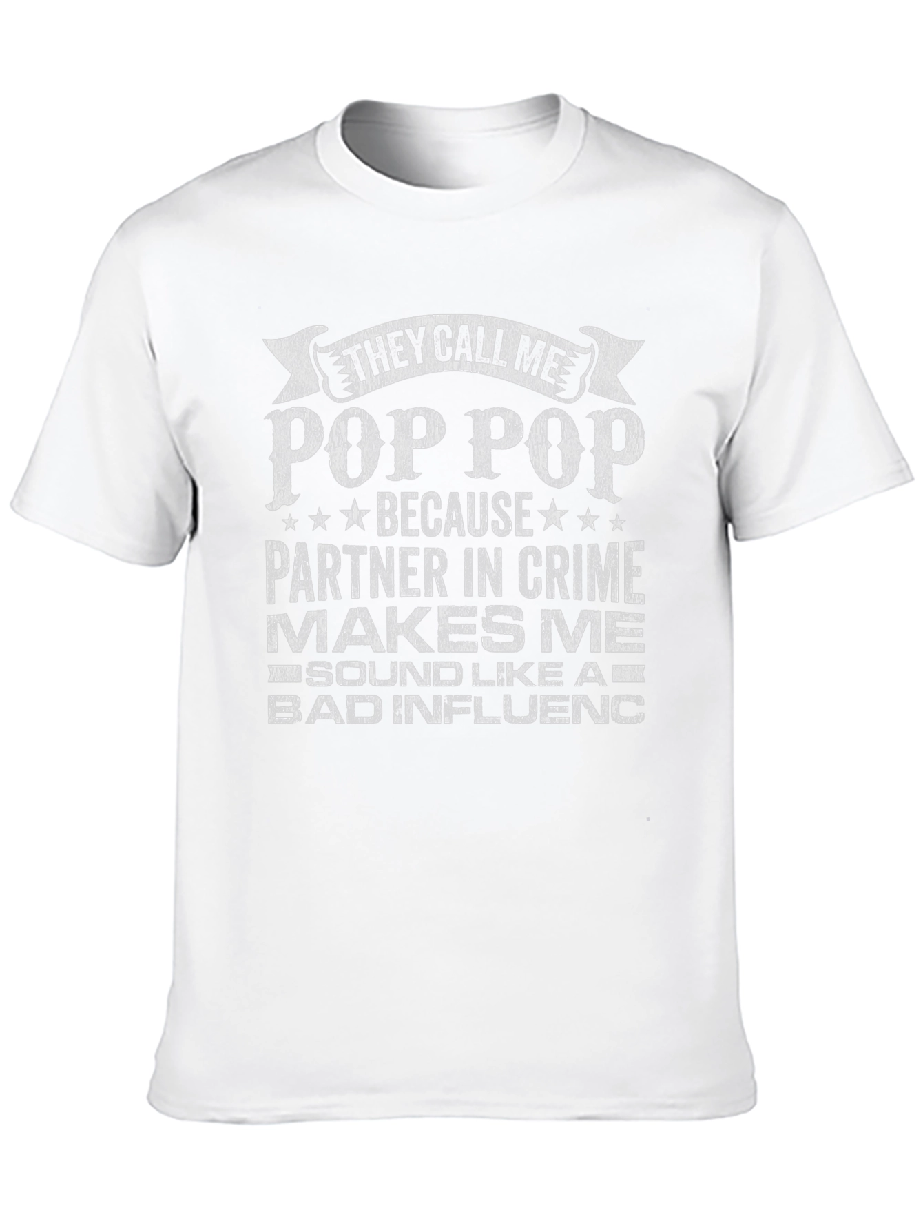 Pop Pop Partner in Crime T-Shirt