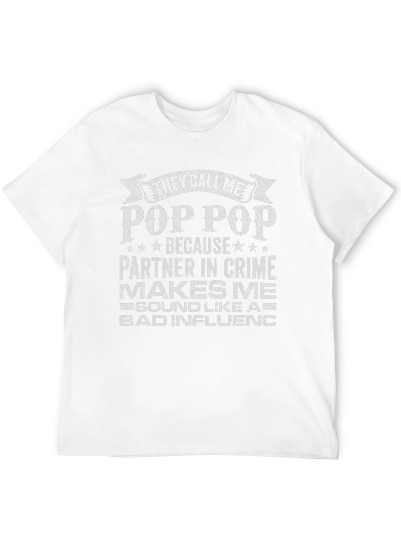 Pop Pop Partner in Crime T-Shirt