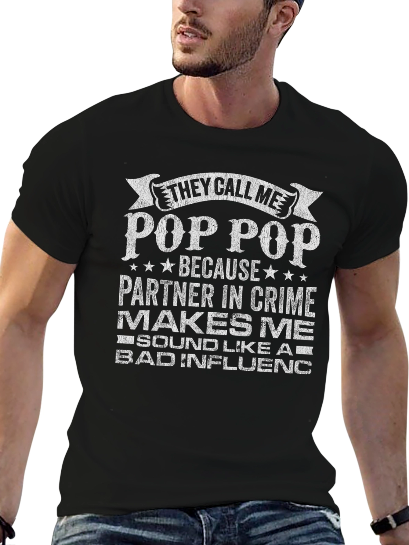 Pop Pop Partner in Crime T-Shirt