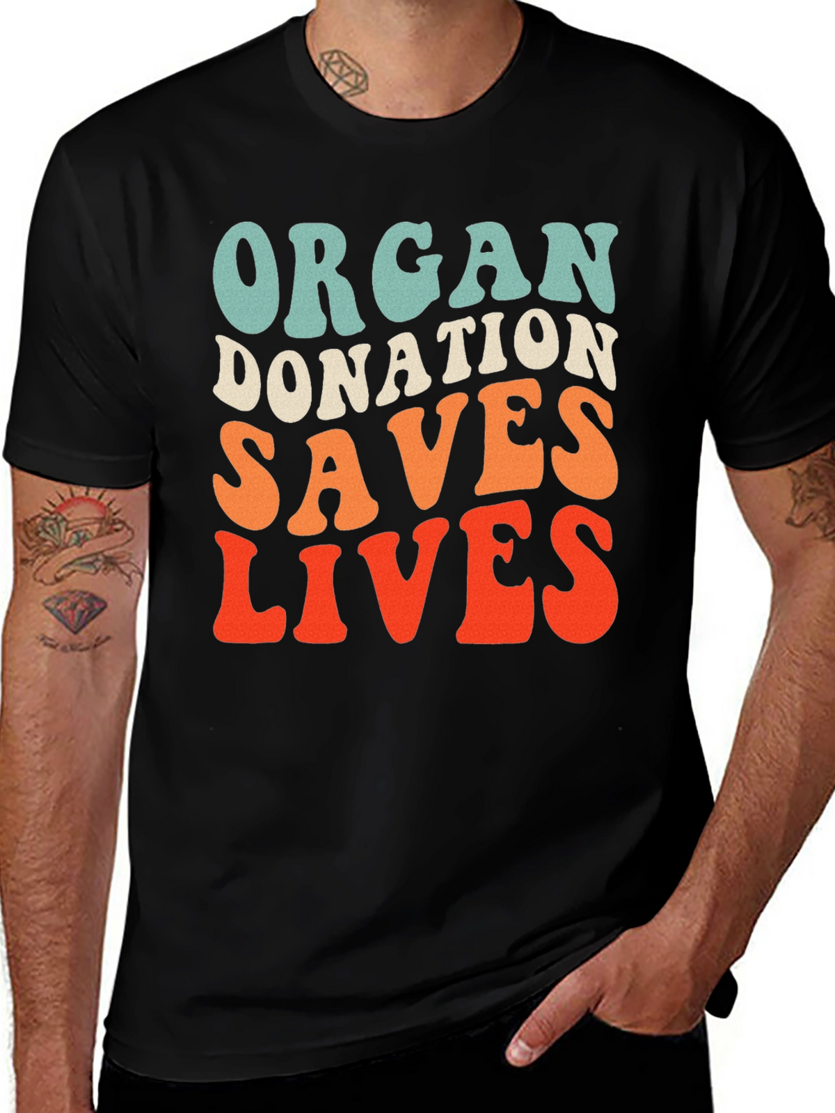 Organ Donation Saves Lives Graphic T-Shirt