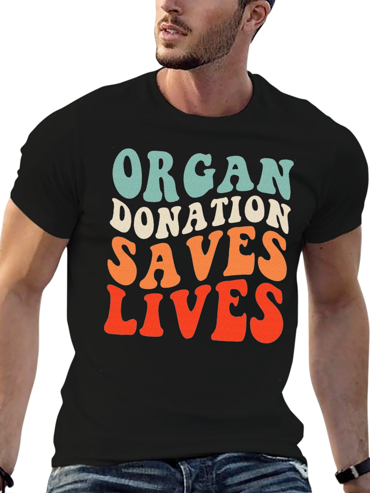 Organ Donation Saves Lives Graphic T-Shirt