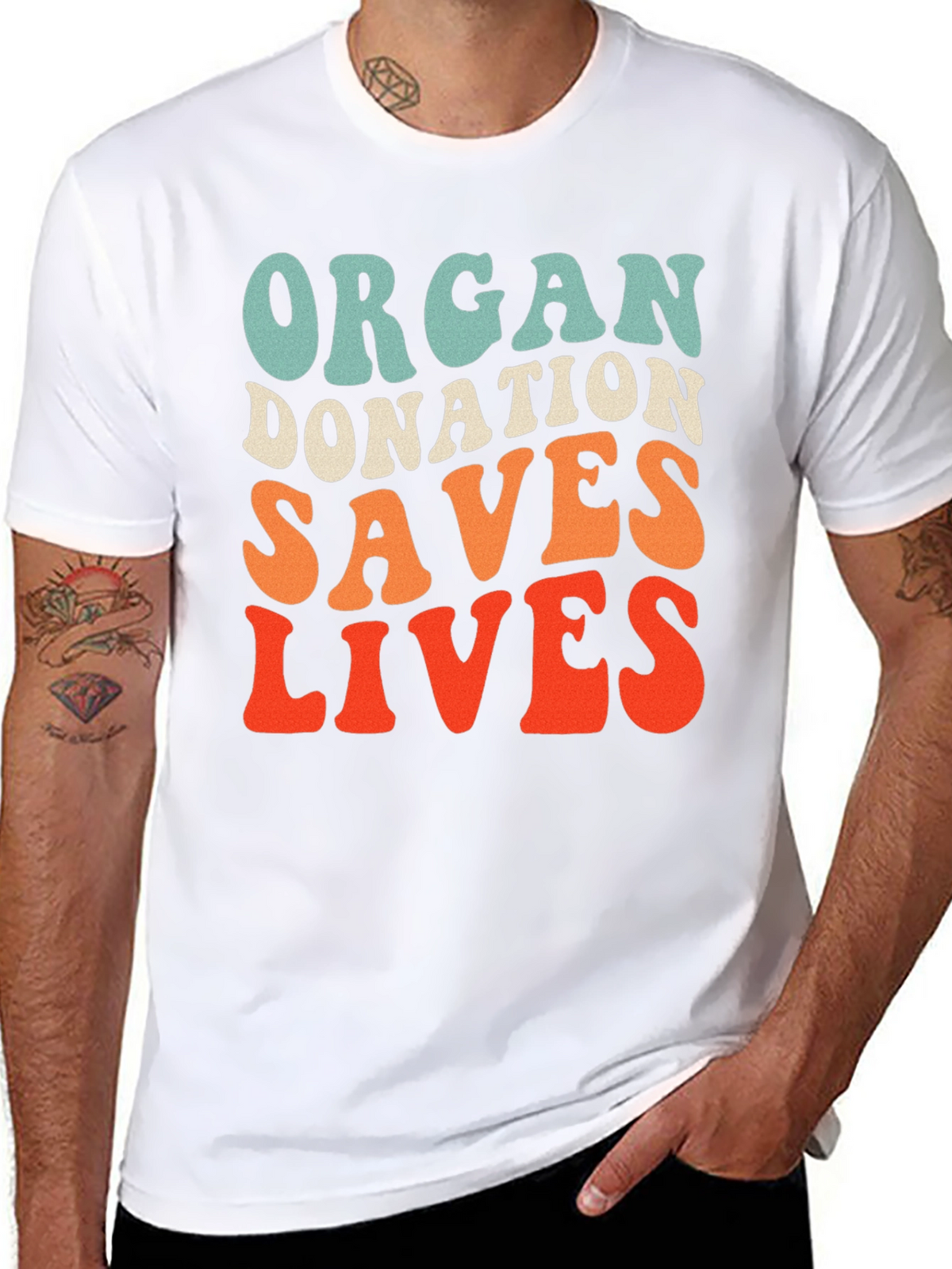 Organ Donation Saves Lives Graphic T-Shirt