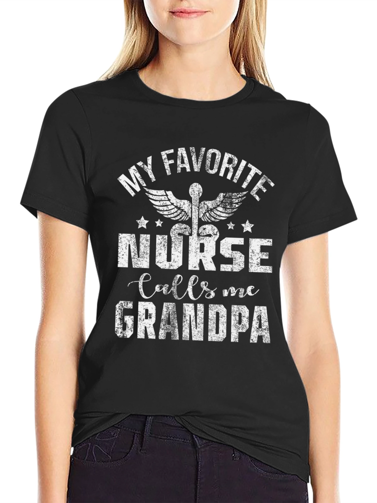 My Favorite Nurse Calls Me Grandpa T-Shirt