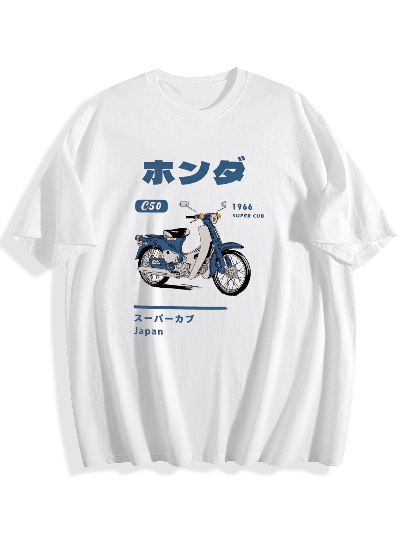 T-shirt Honda Car C50 Super Cub Motorcycle Bike Vintage Wash Japanese Design T-Shirt