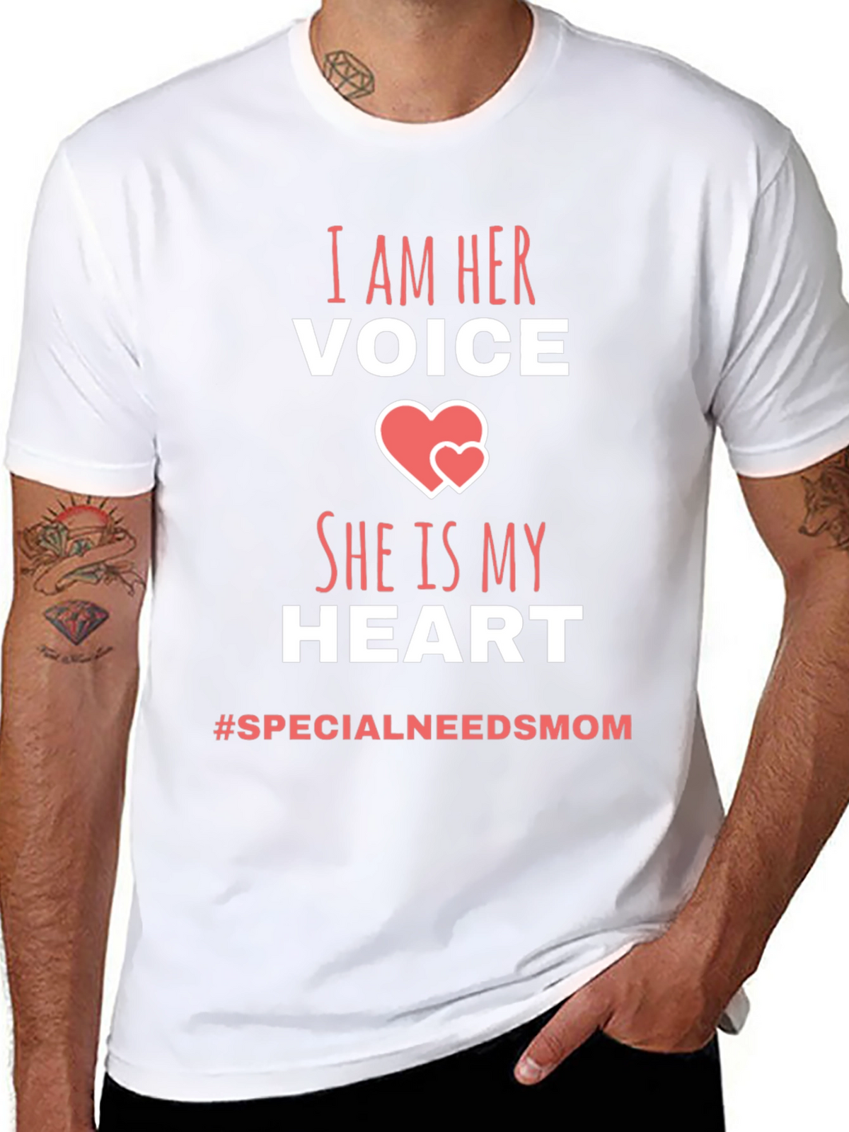 I Am Her Voice T-Shirt - Special Needs Mom
