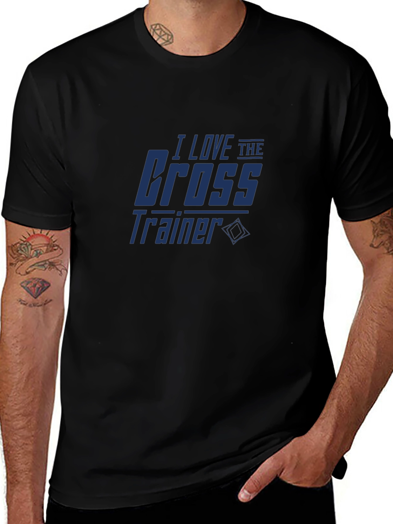 I Love the Cross Trainer T-Shirt - Black