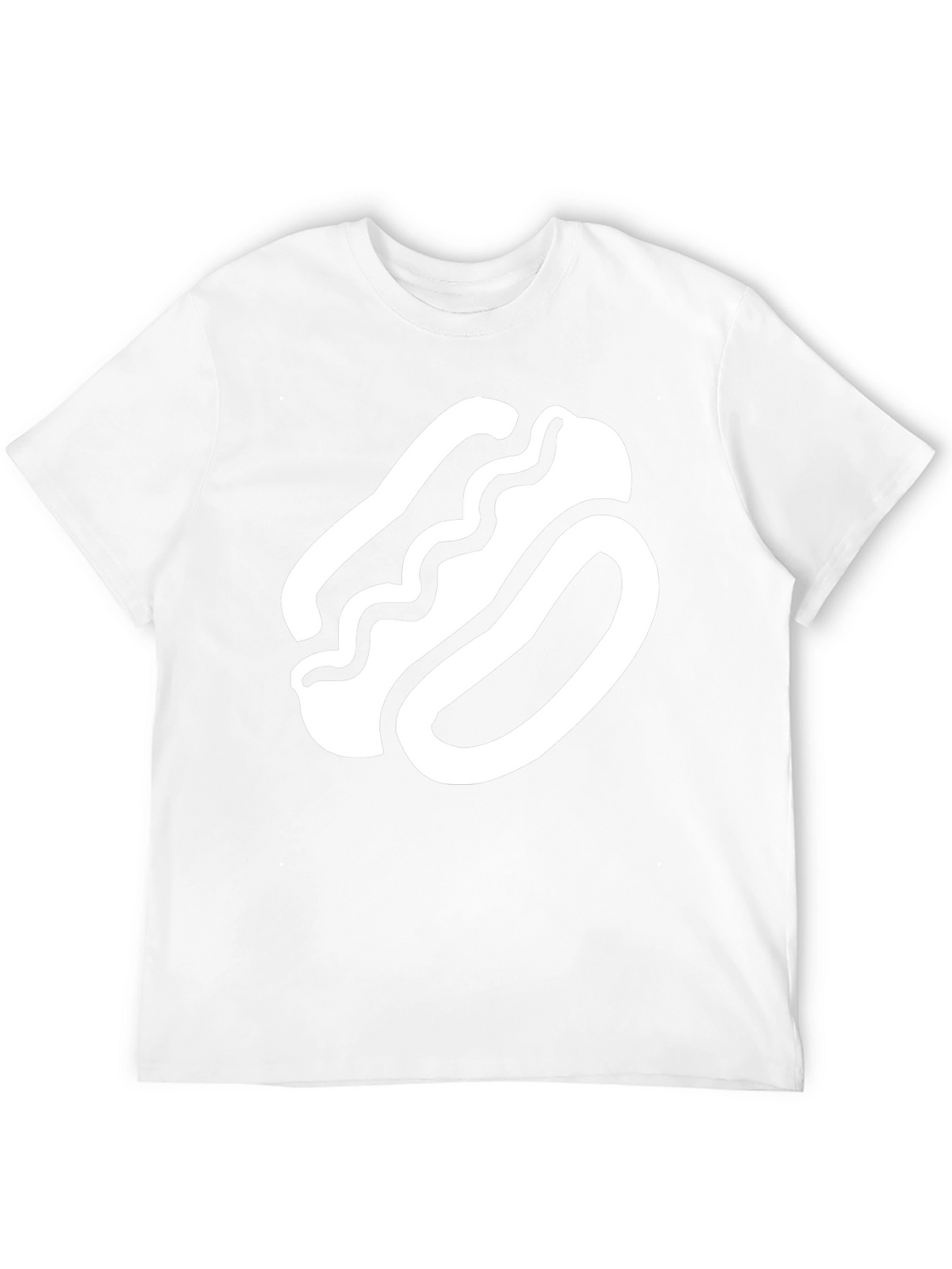 Hot Dog Graphic T-Shirt - Unisex Black Tee