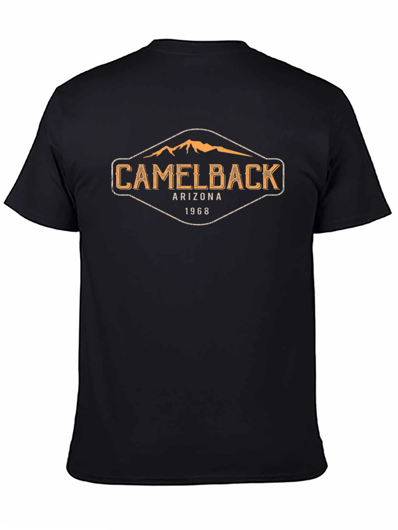 Camelback Arizona 1968 Black T-Shirt