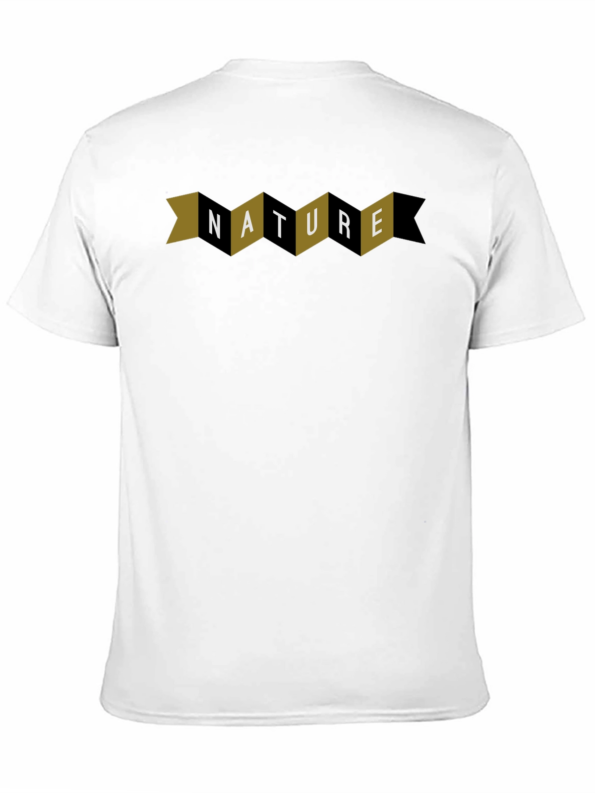 Nature Graphic Print Black Crew Neck T-Shirt