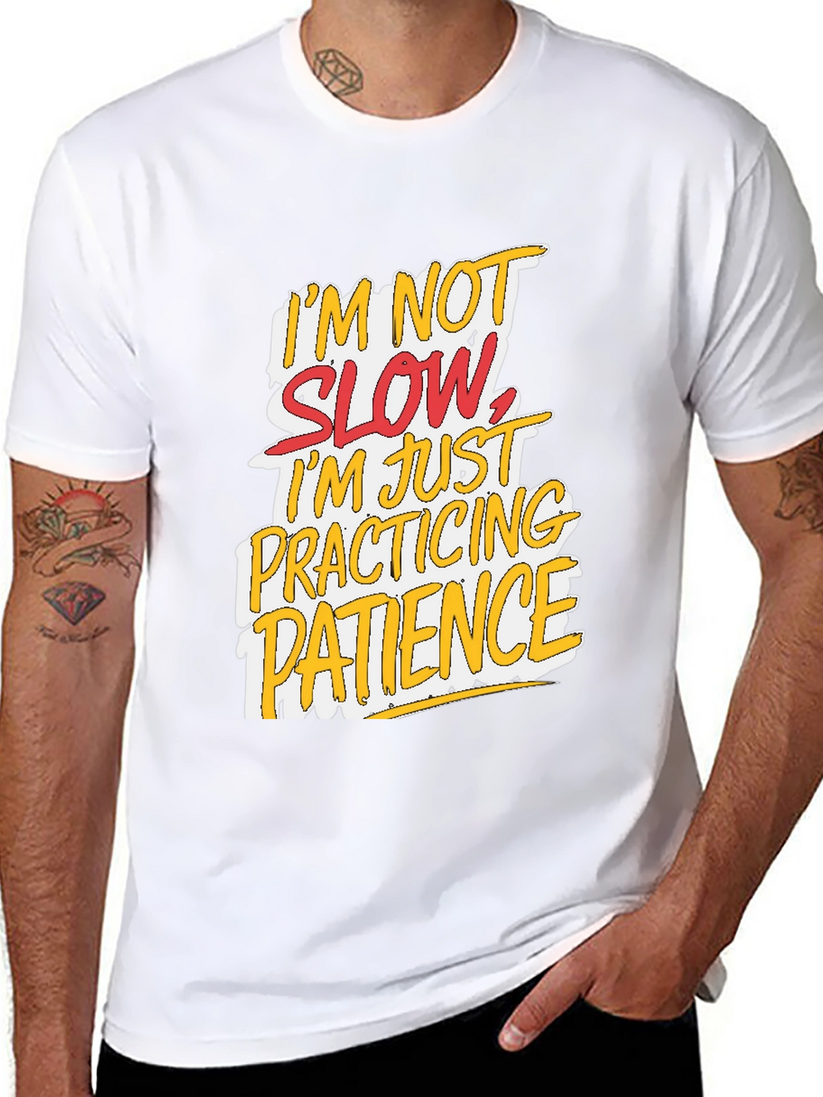 Funny Patience Graphic T-Shirt