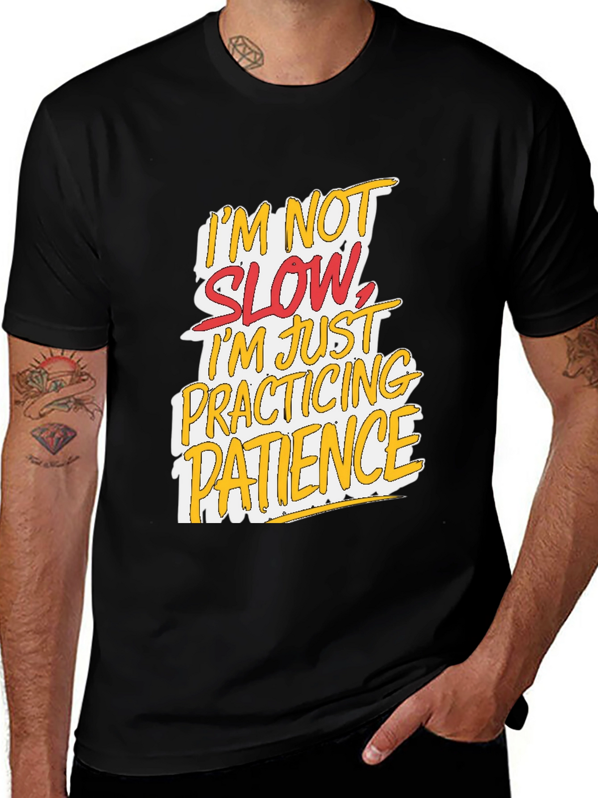 Funny Patience Graphic T-Shirt
