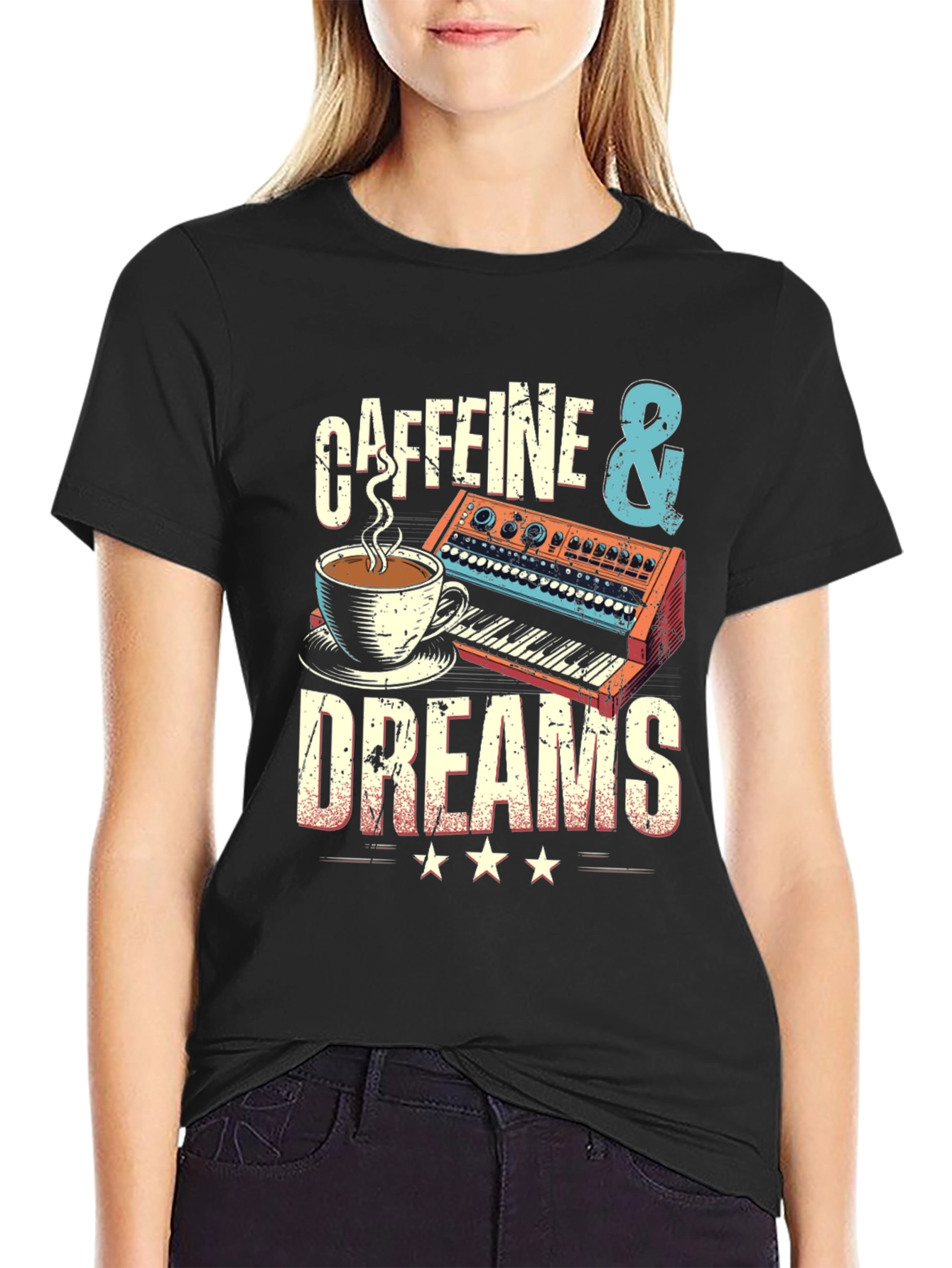 Caffeine & Dreams Graphic Tee