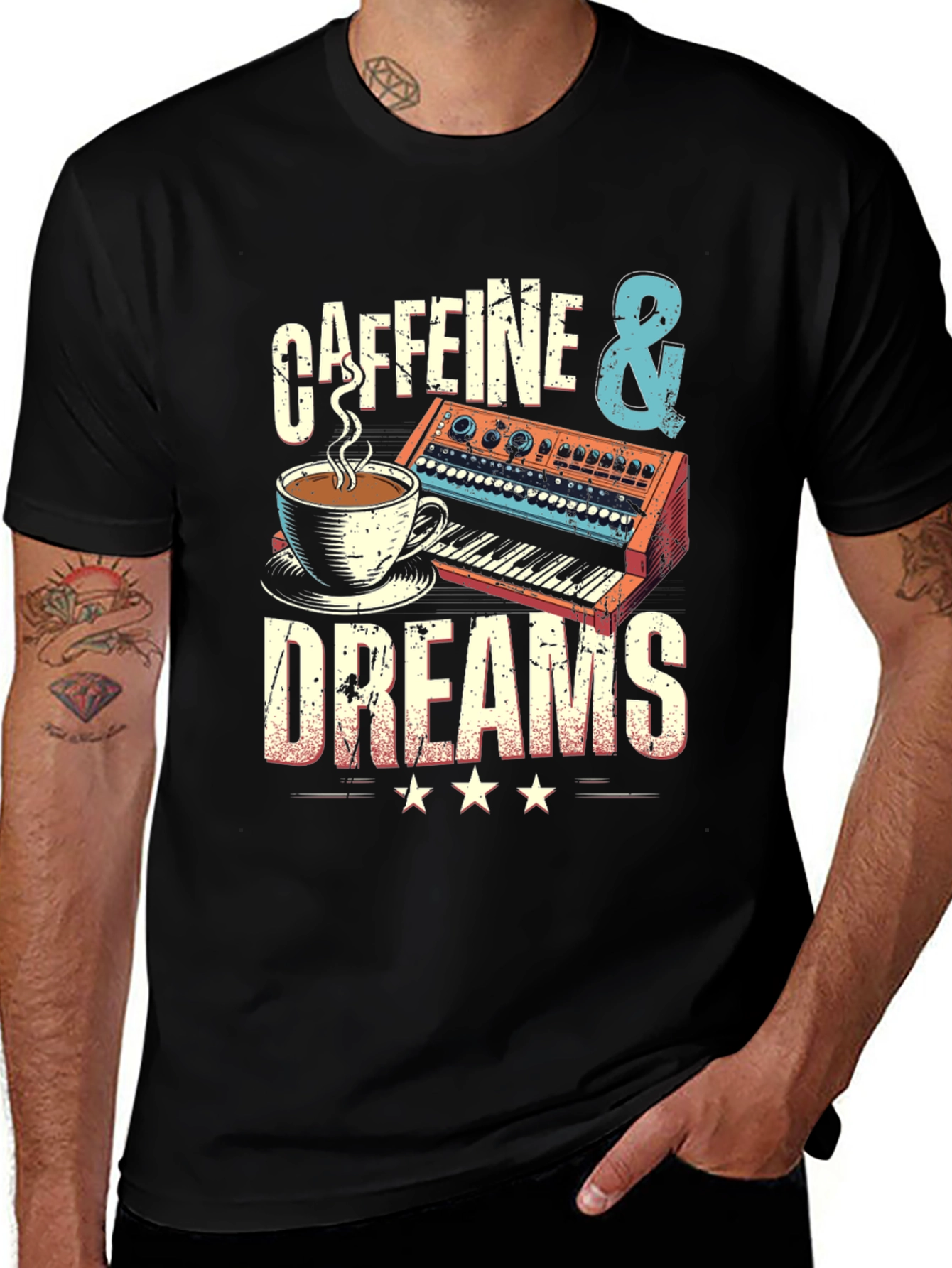 Caffeine & Dreams Graphic Tee