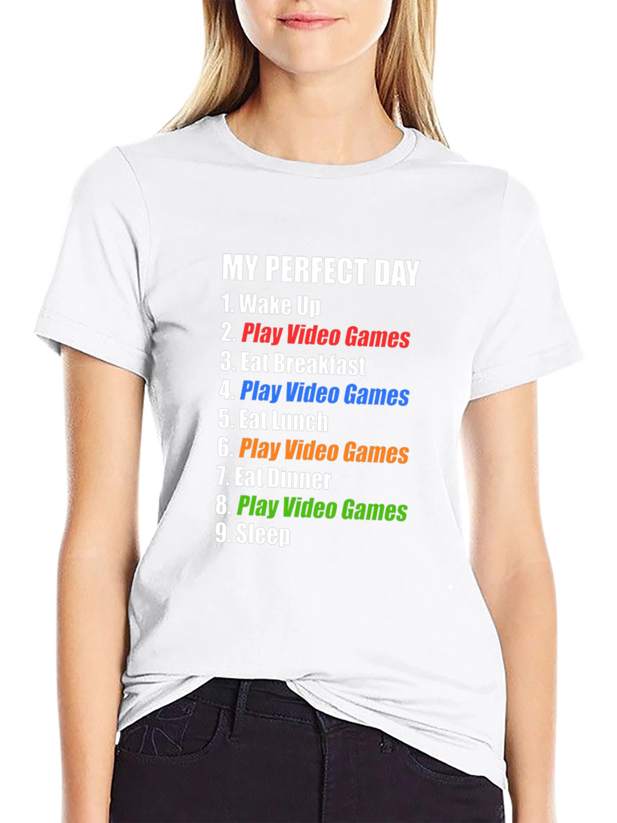 Funny Gamer T-Shirt - My Perfect Day