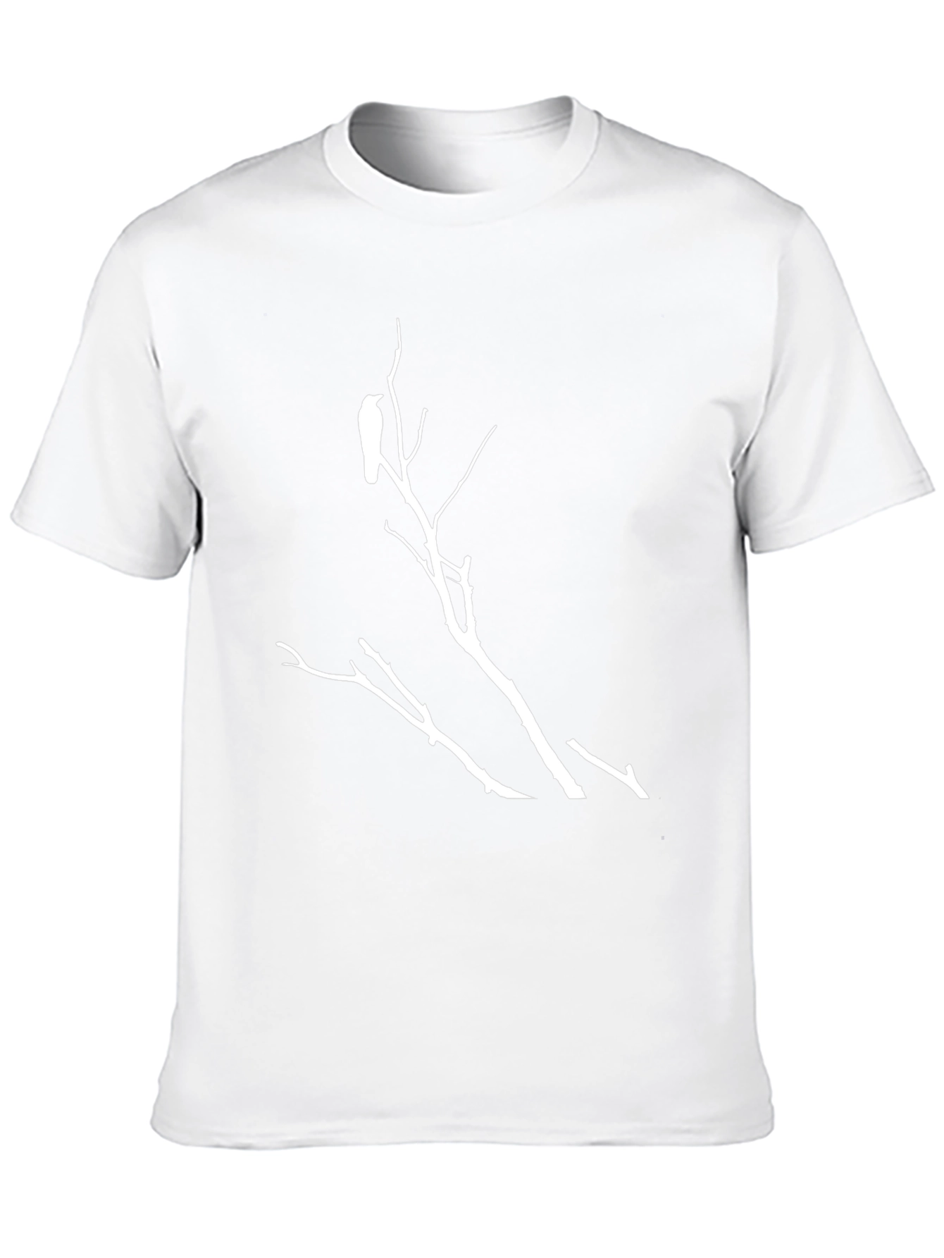 Raven on Branch Graphic T-Shirt