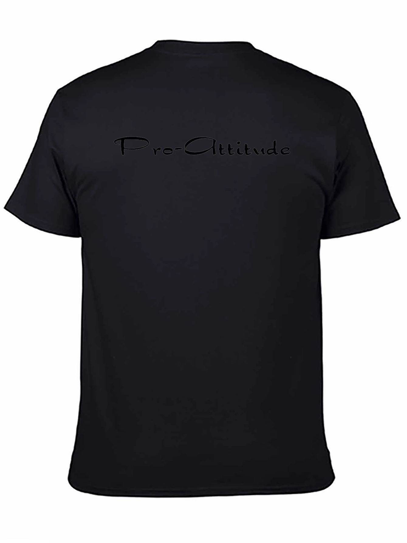 Pro-Attitude Black Crew Neck T-Shirt