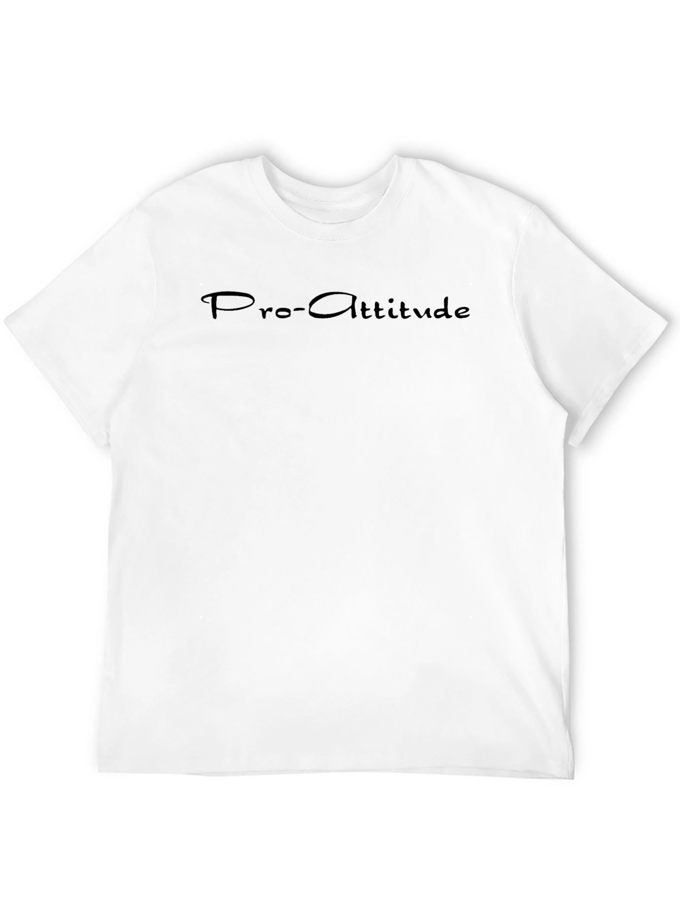 Pro-Attitude Black Crew Neck T-Shirt