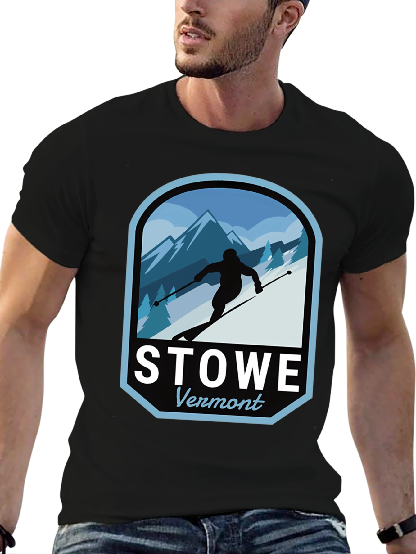 Stowe Vermont Skiing T-Shirt