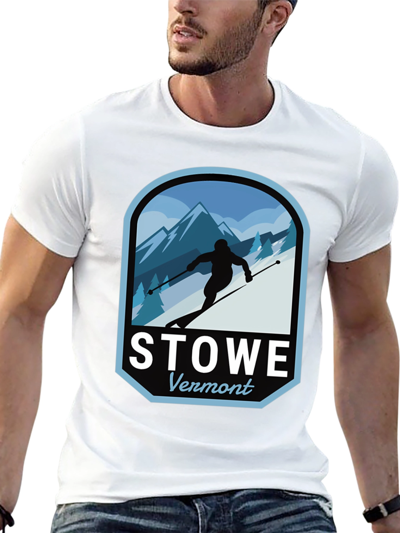 Stowe Vermont Skiing T-Shirt