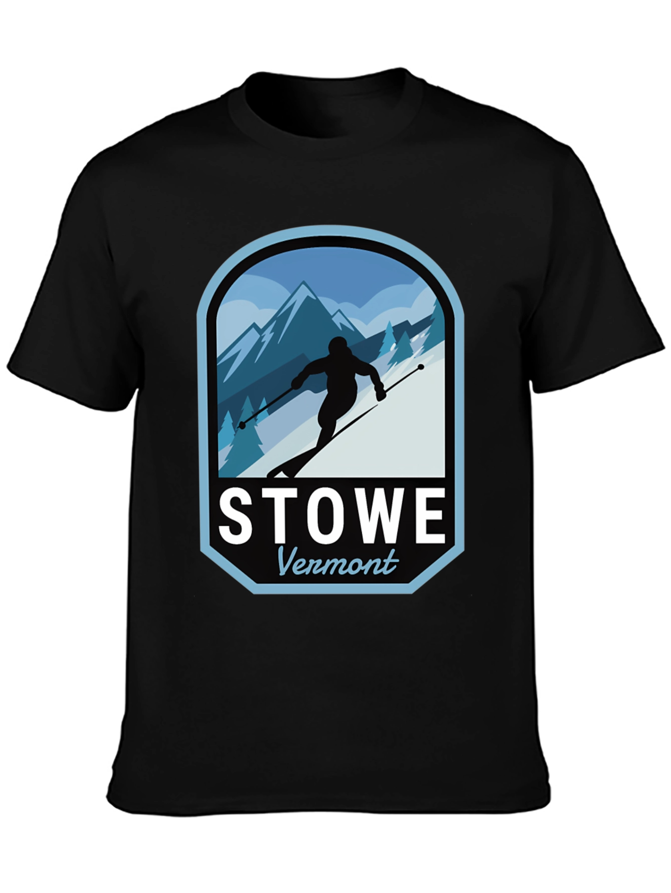 Stowe Vermont Skiing T-Shirt