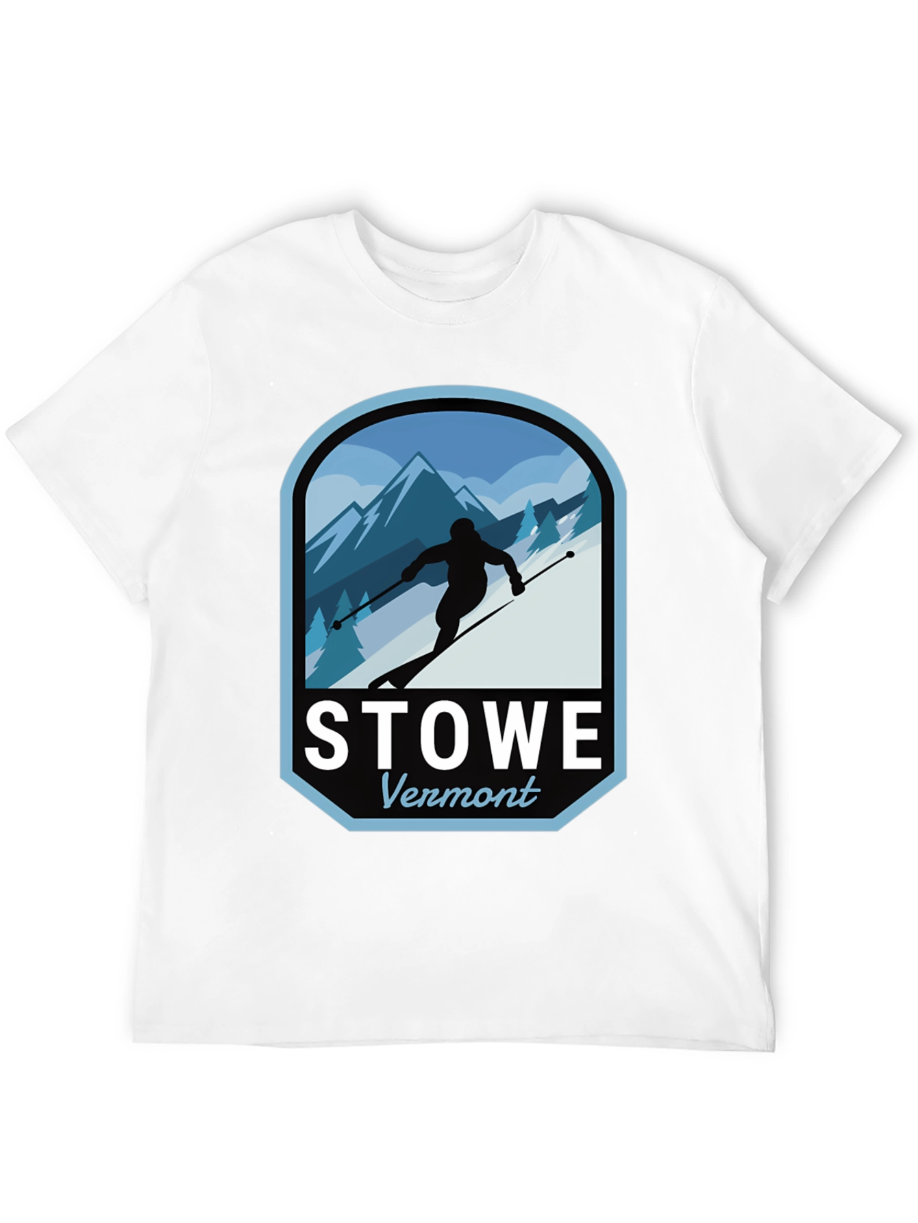 Stowe Vermont Skiing T-Shirt