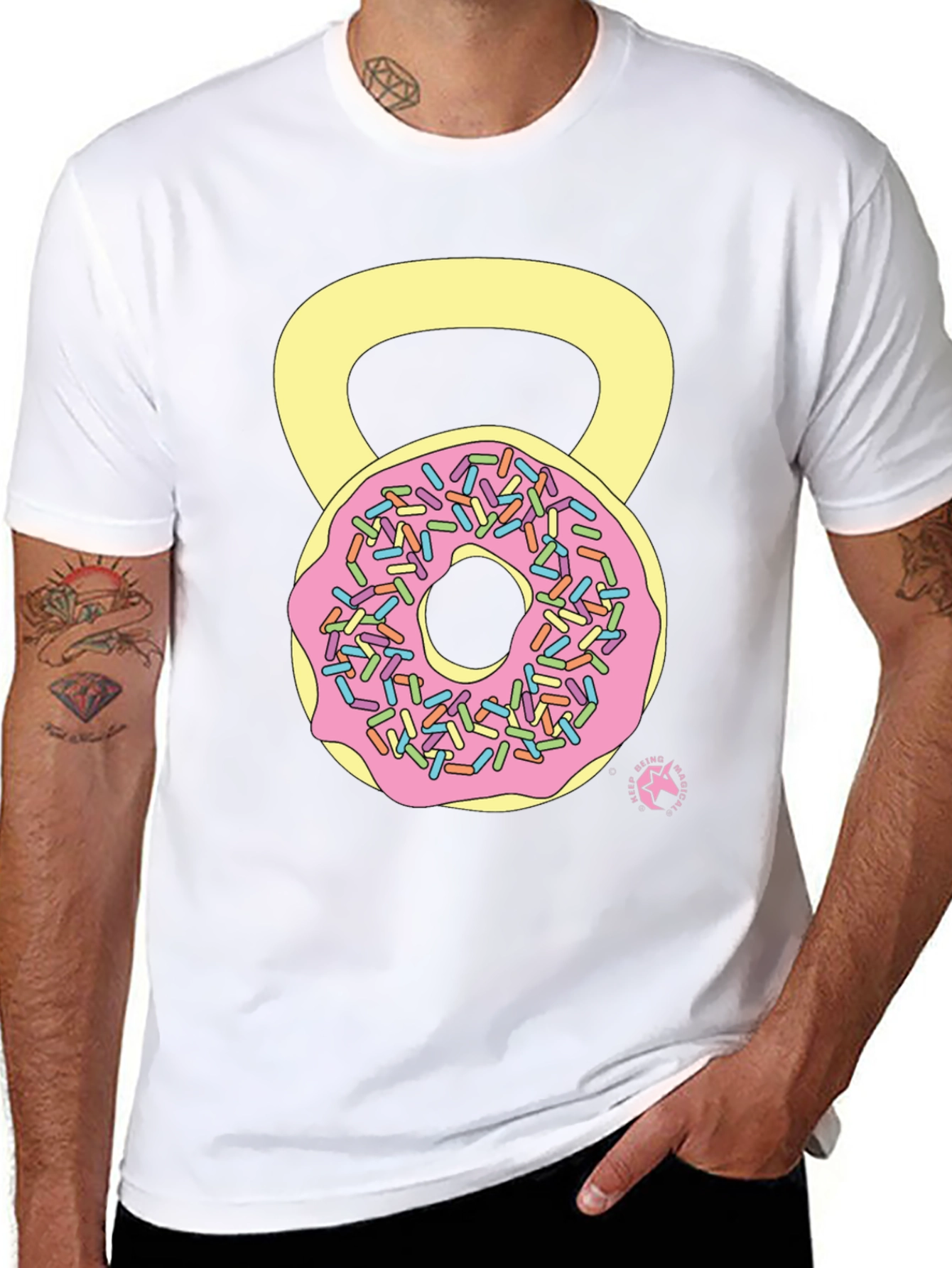 Donut Kettlebell Graphic Tee